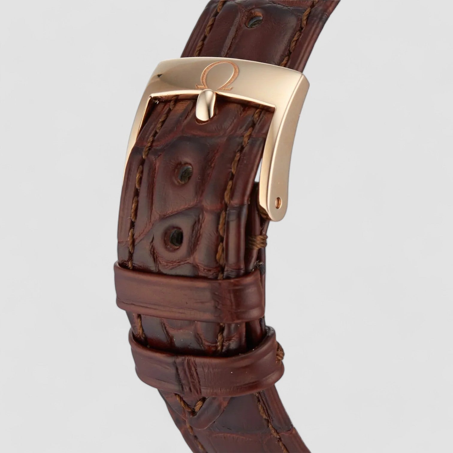 De Ville Prestige Co-Axial 32.7 mm Automatic White Dial Red Gold Ladies Watch