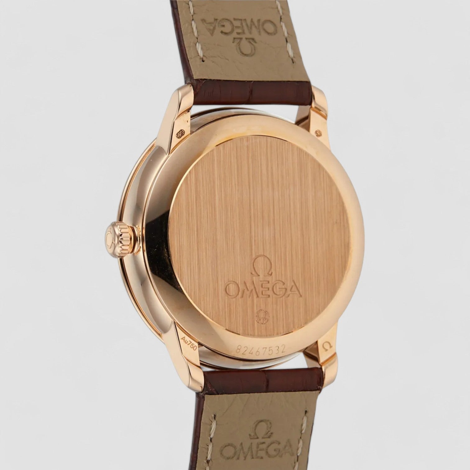 De Ville Prestige Co-Axial 32.7 mm Automatic White Dial Red Gold Ladies Watch