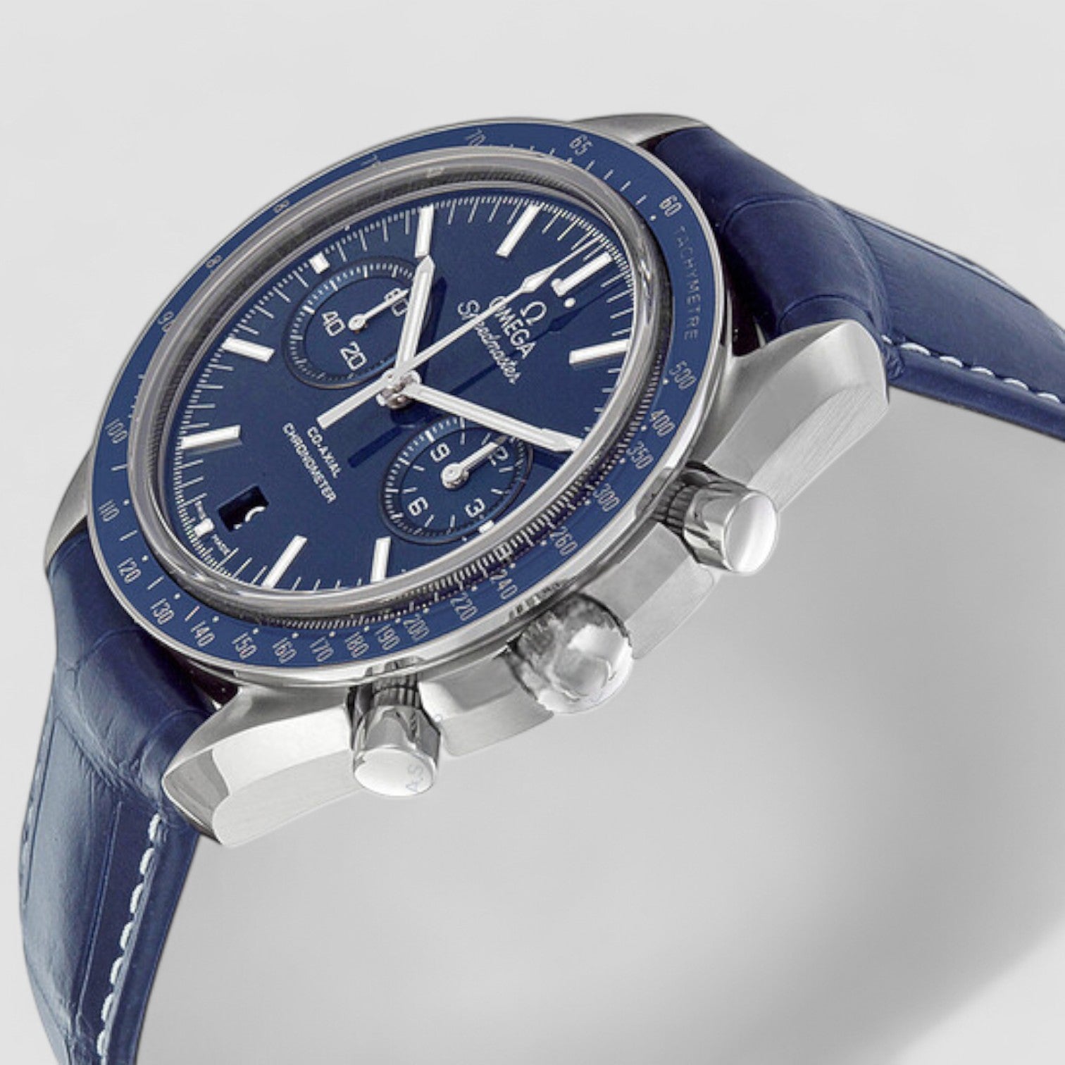 Speedmaster Moonwatch Chronograph Blue Dial Titanium 44.2MM