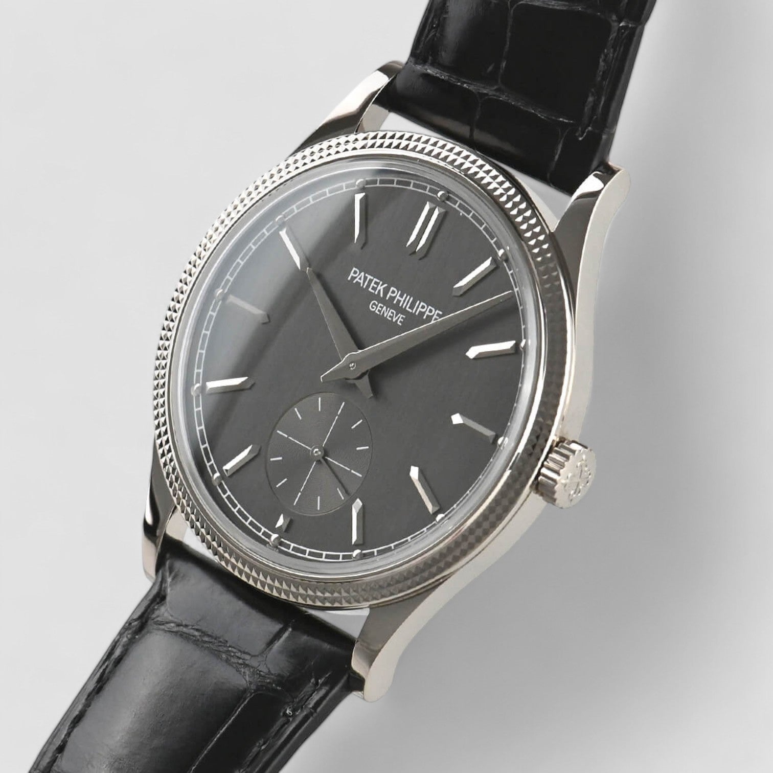 Calatrava Manuelle or Blanc Montre Homme 6119G-001