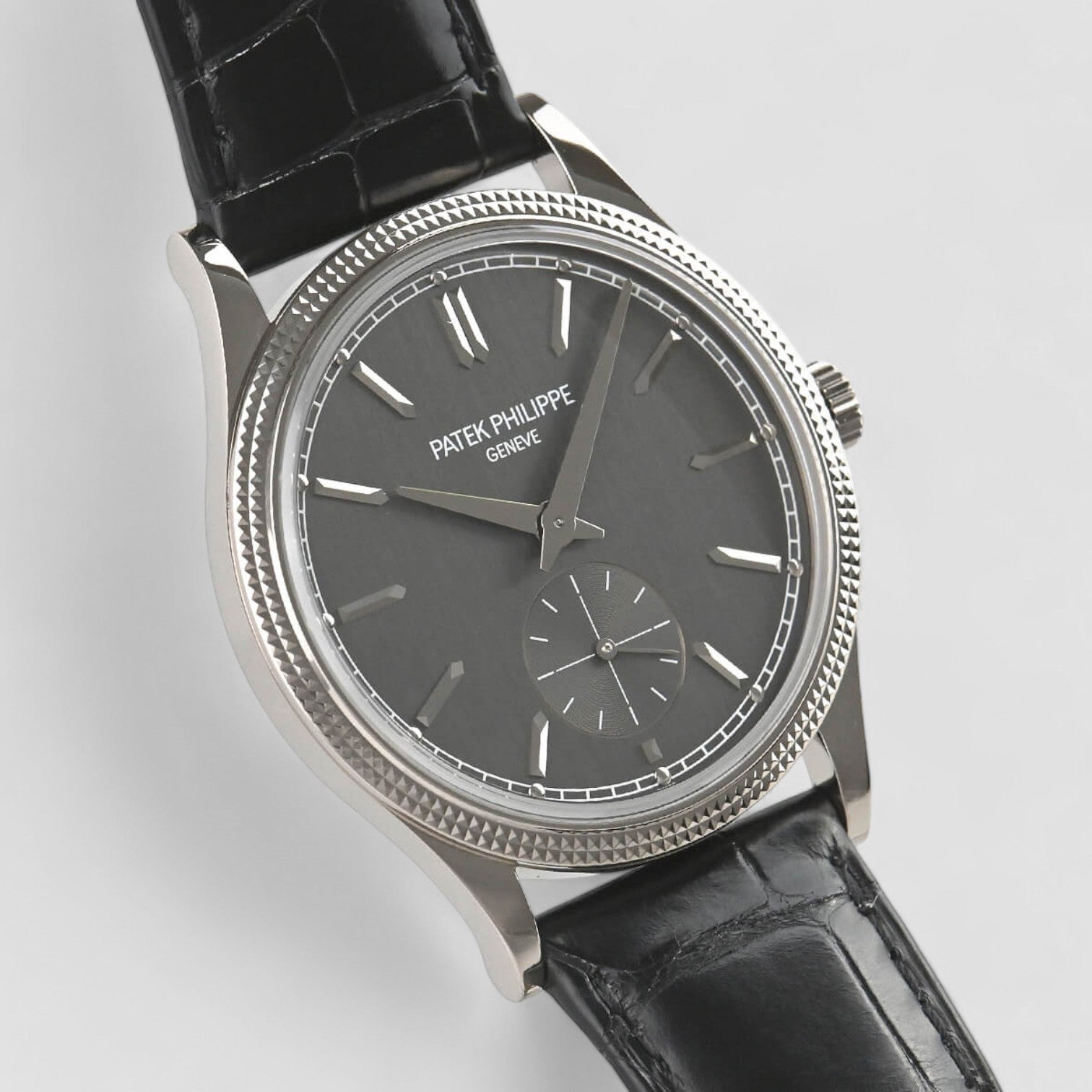 Calatrava Manuelle or Blanc Montre Homme 6119G-001