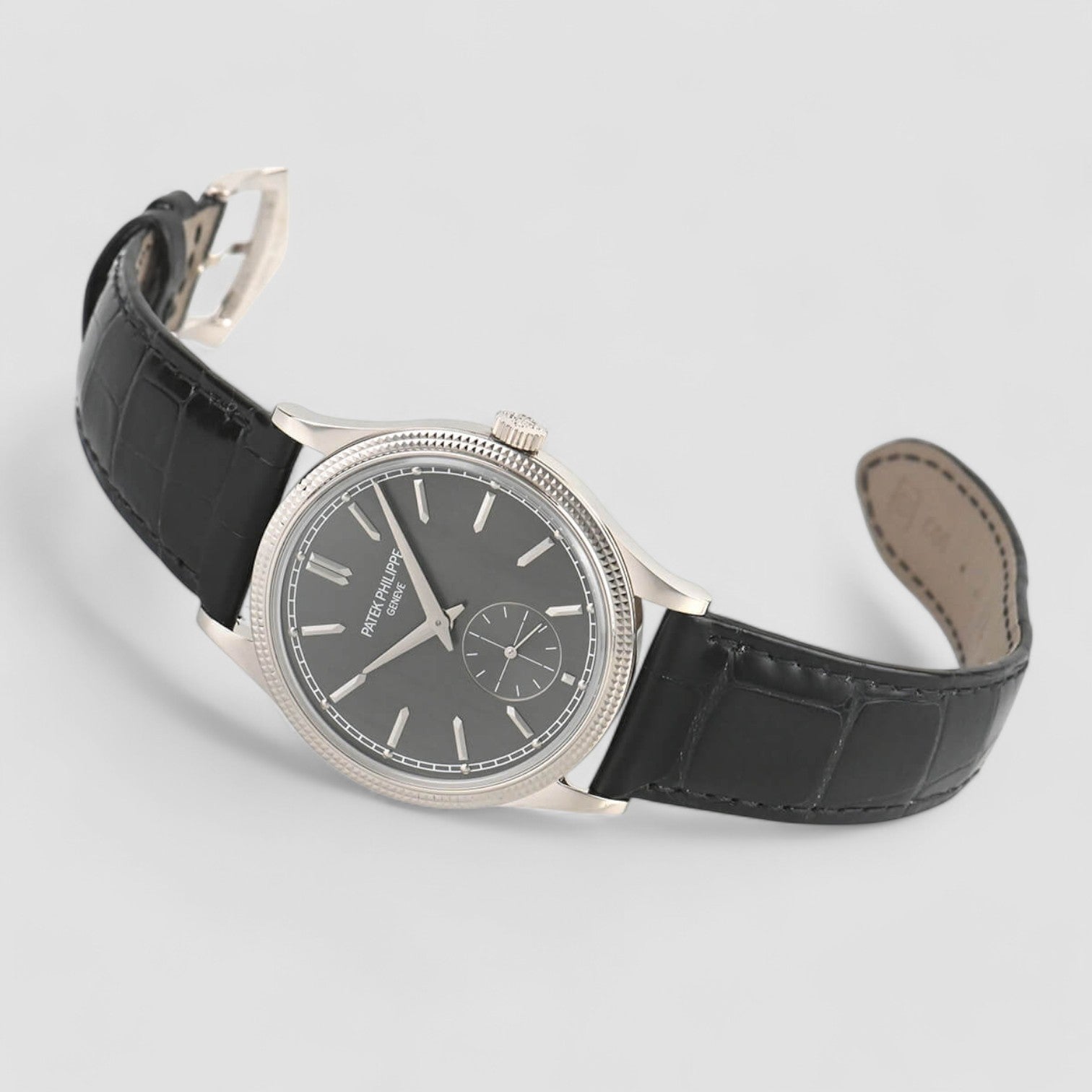 Calatrava Manuelle or Blanc Montre Homme 6119G-001