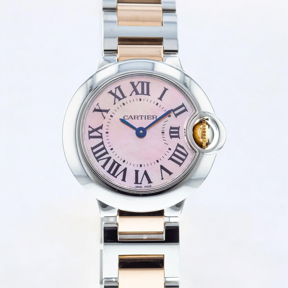 Ballon Bleu Ladies SS / 18K Rose Gold Quartz MOP