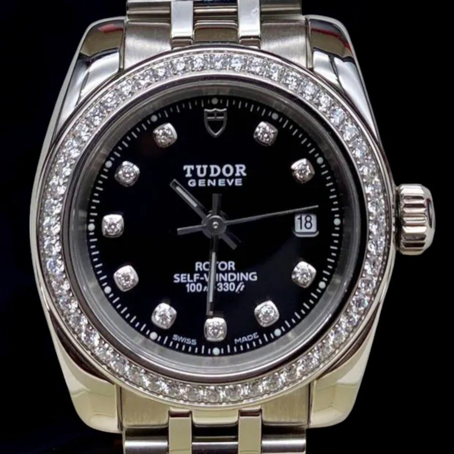 Classic Black dial Diamond