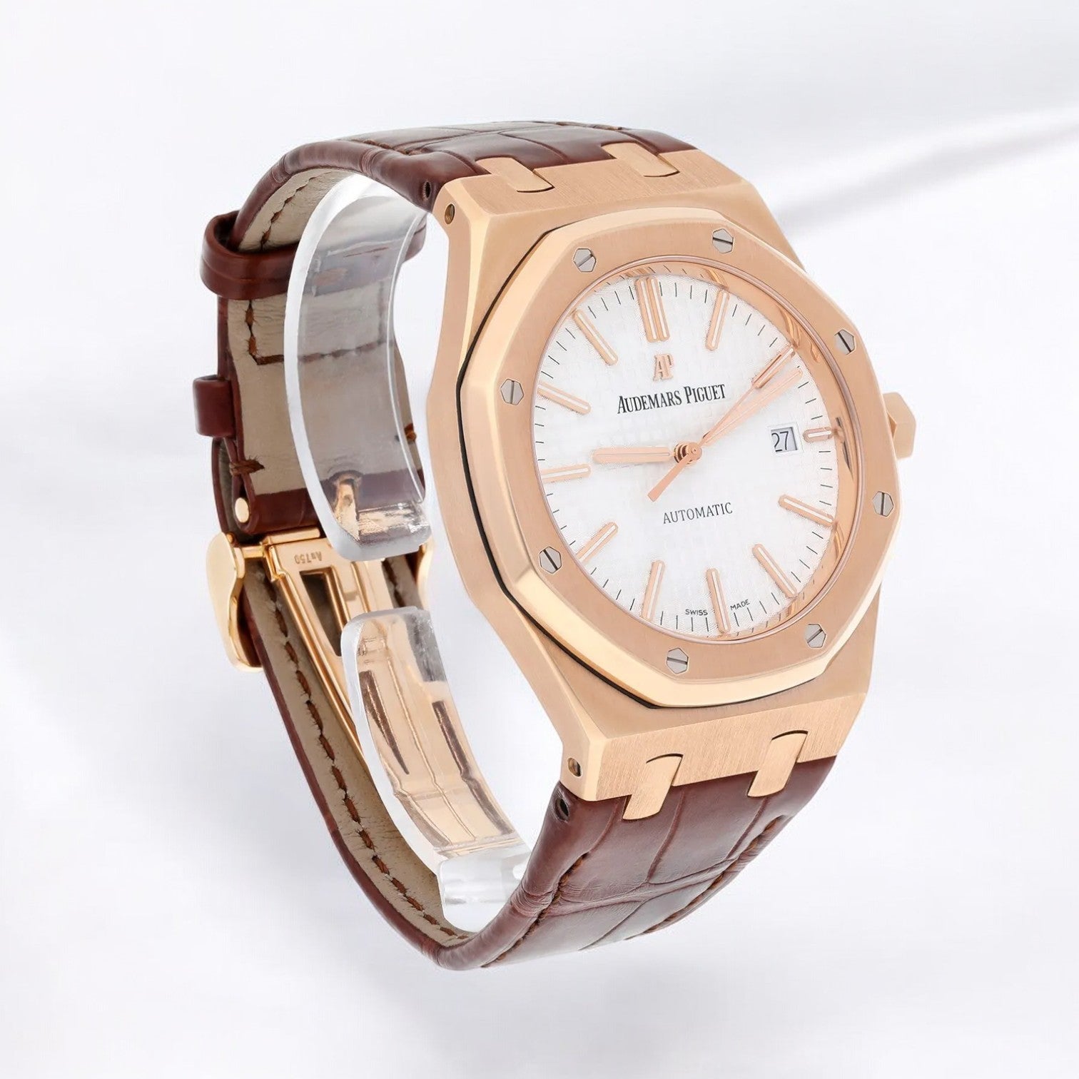 Royal Oak Selfwinding Automatic 18K Rose Gold / Brown Alligator