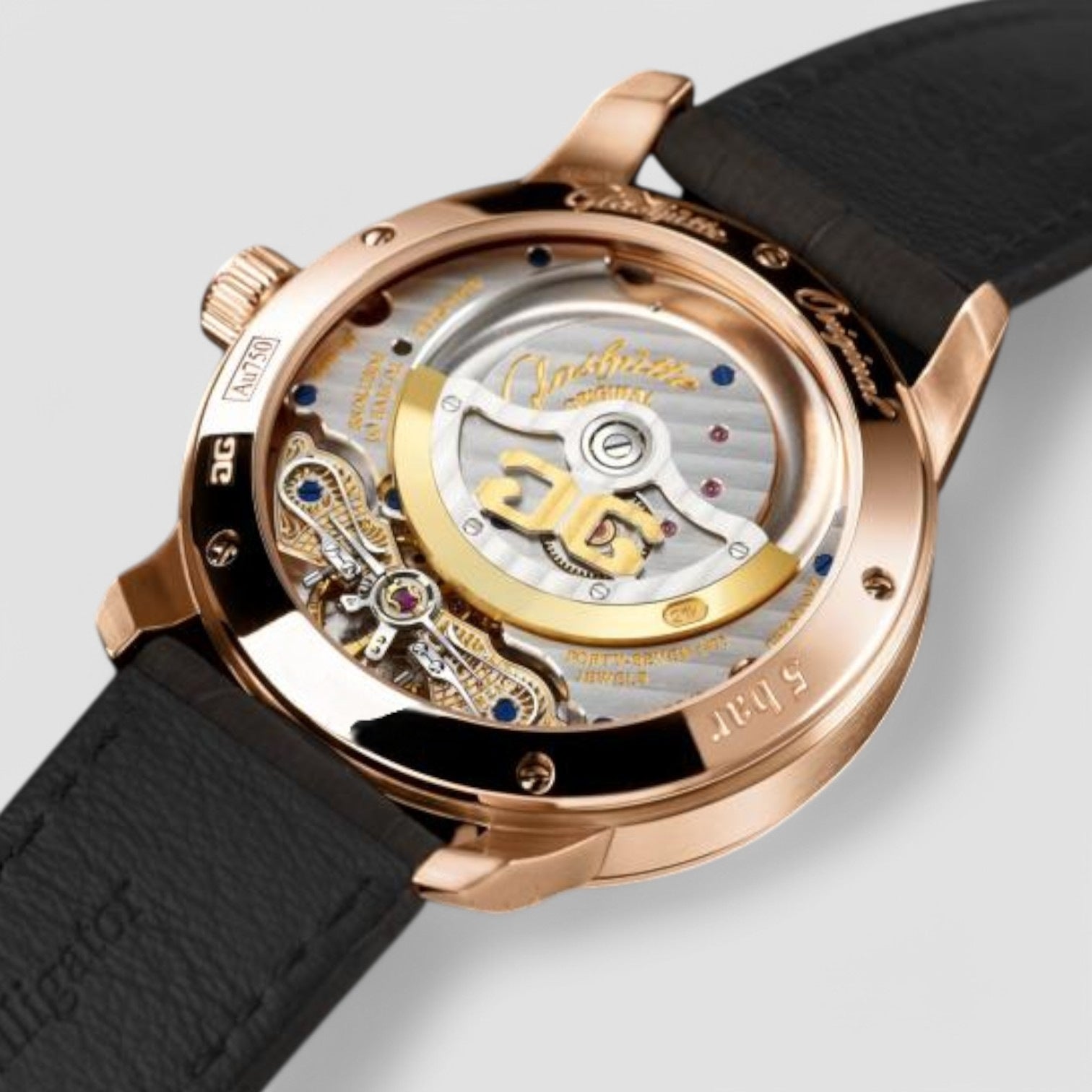 PanoMaticLunar Silver Dial 18K Rose Gold