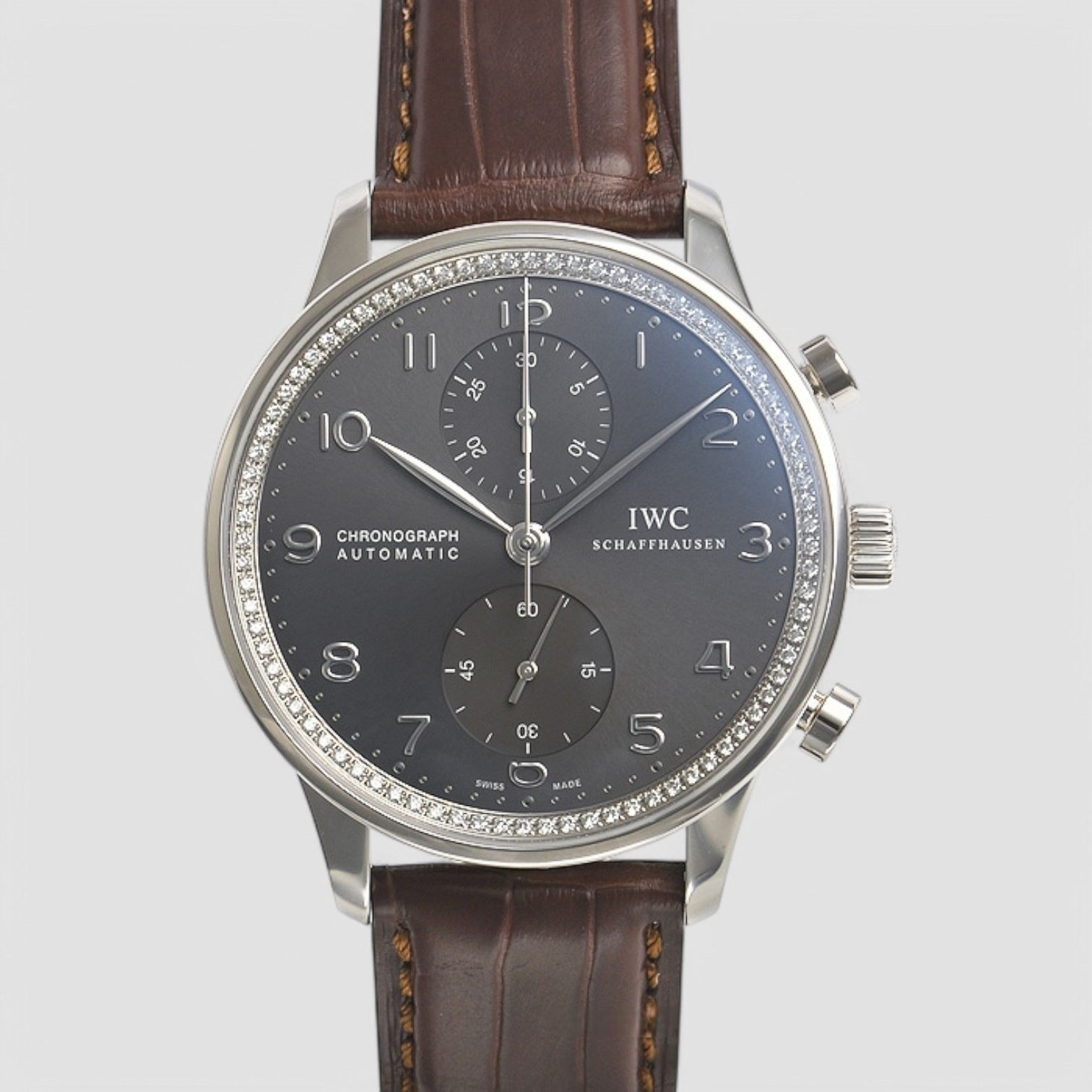 Portuguese Chronograph White Gold Chronograph Automatic Men's Watch