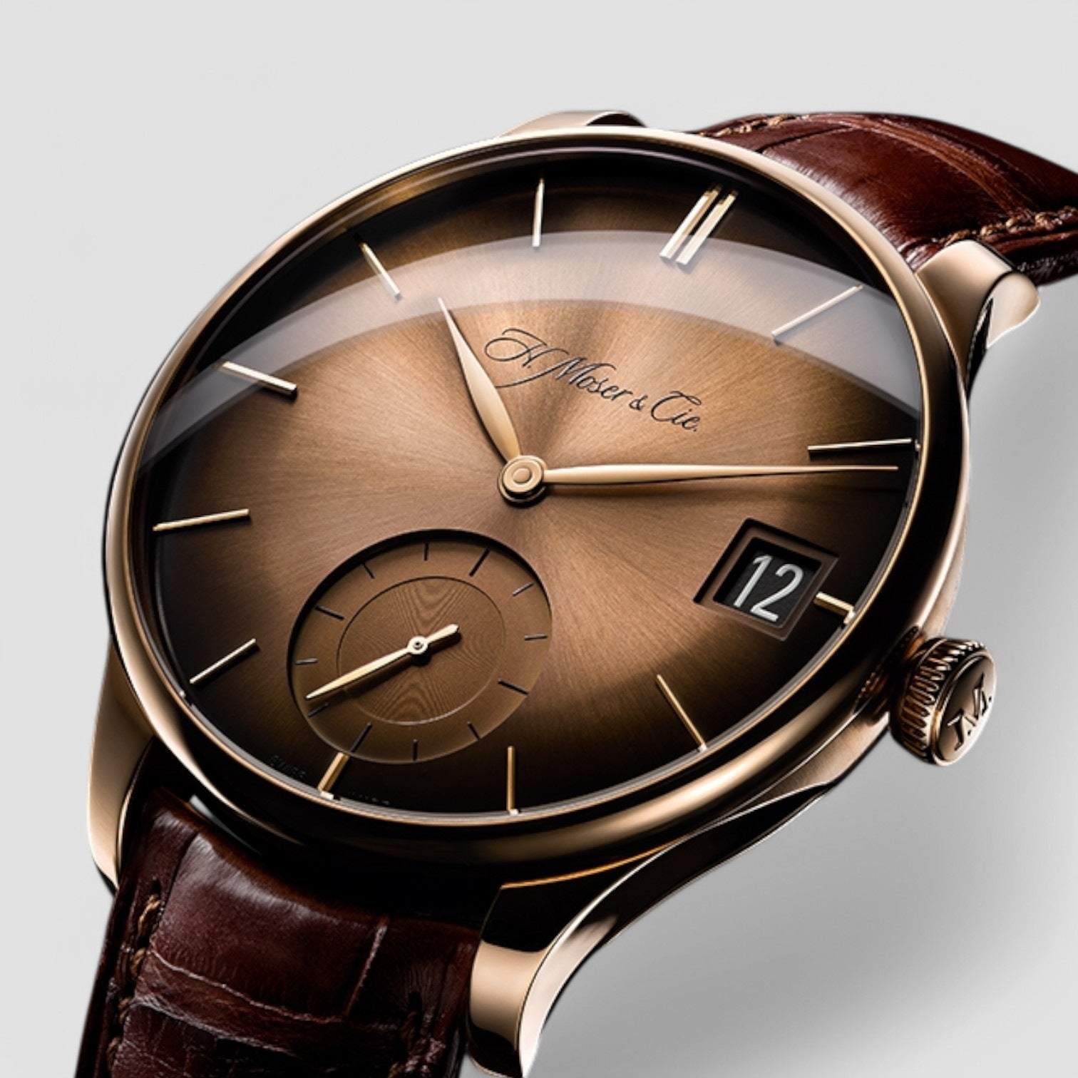 Venturer Big Date Venturer Rose Gold Mens Watch