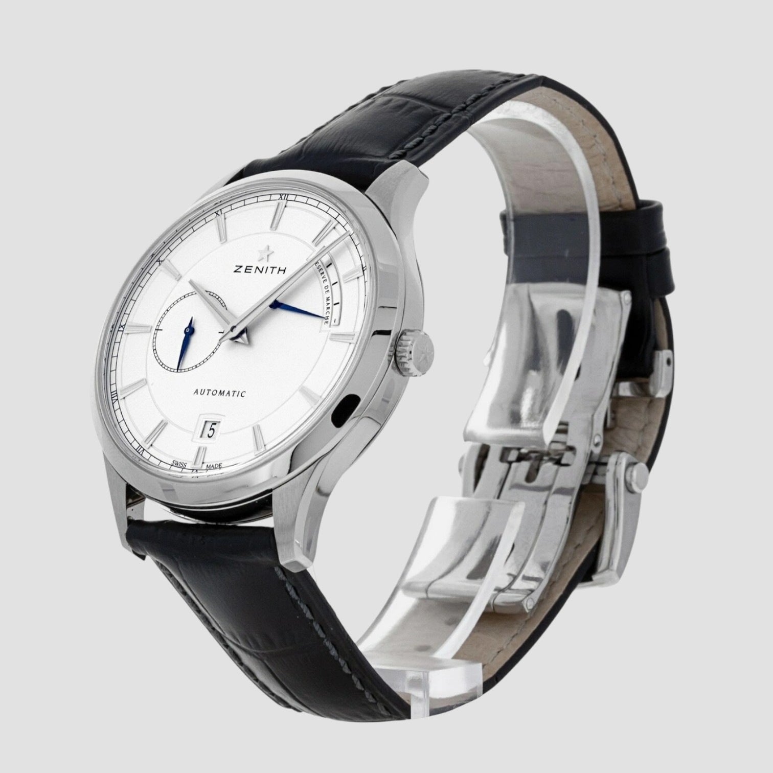 Zenith Elite Power Reserve Captain Power Reserve SS Silver Dial