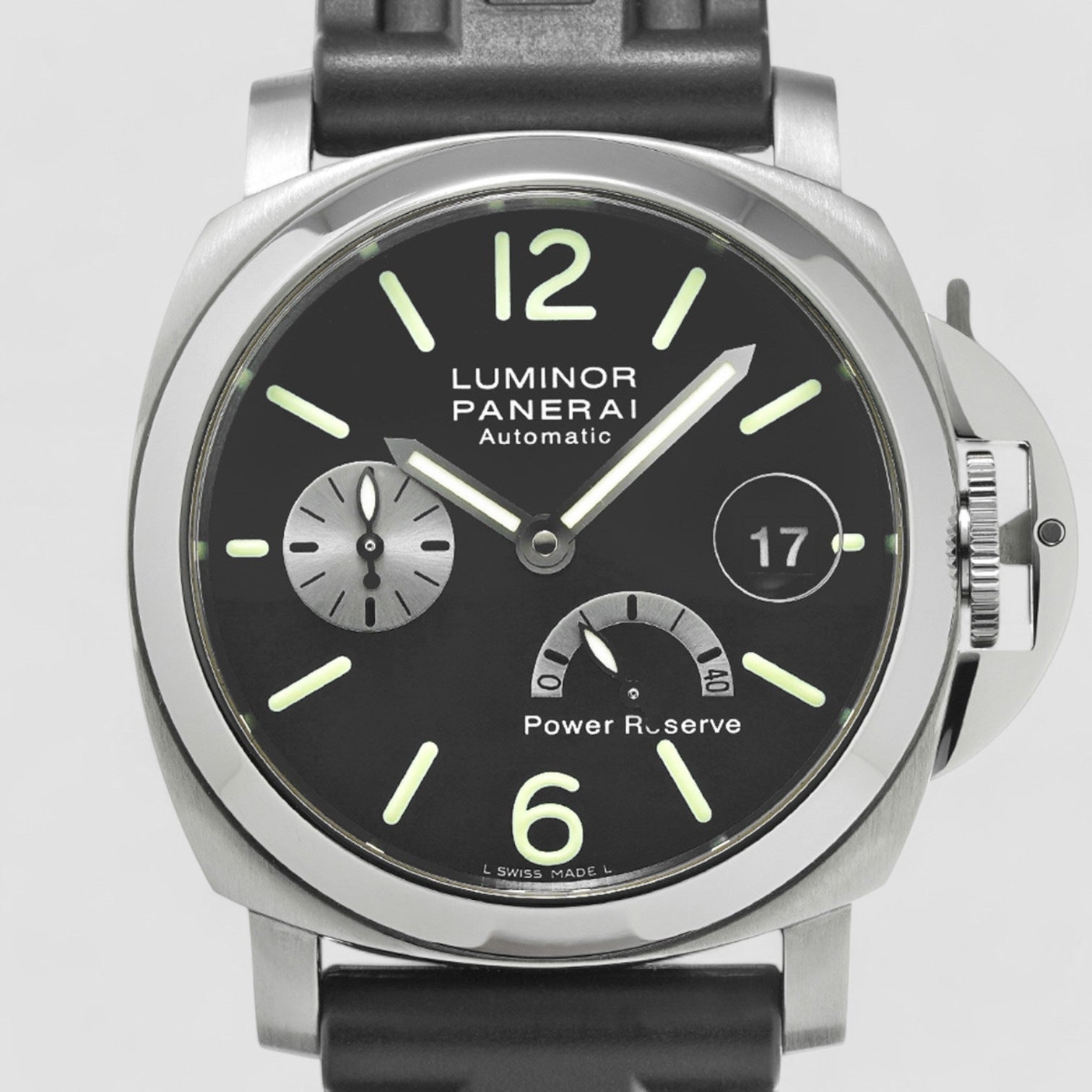 Luminor Power Reserve Marina Power Rserve SS Black 40MM