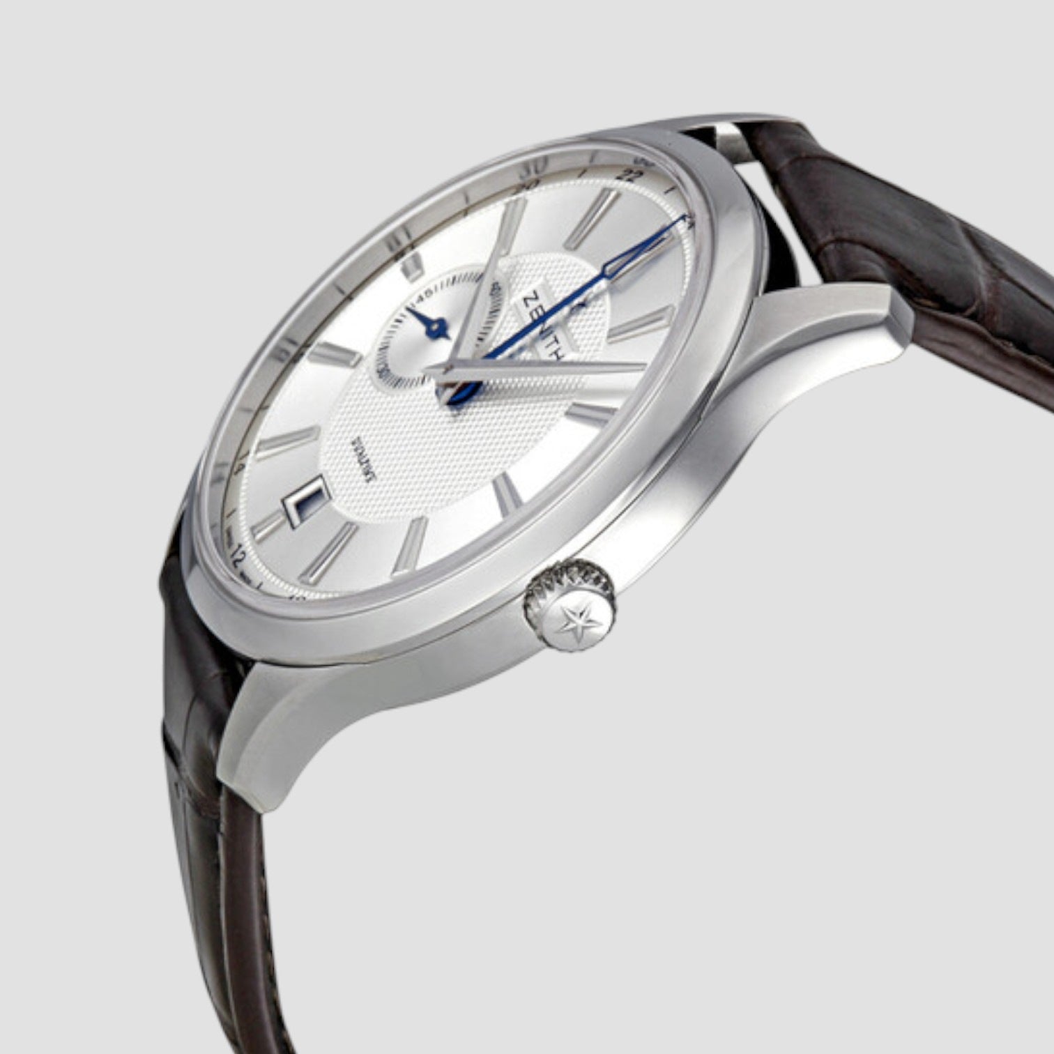 Zenith Elite Dual Time Captain Dual Time Automatic Silver Dial Men's W