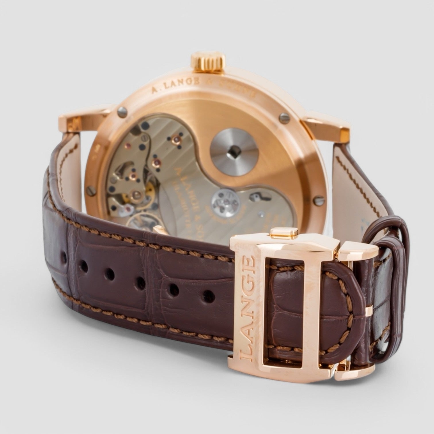 Lange 31 Hand Wind Silver Dial Unisex Watch