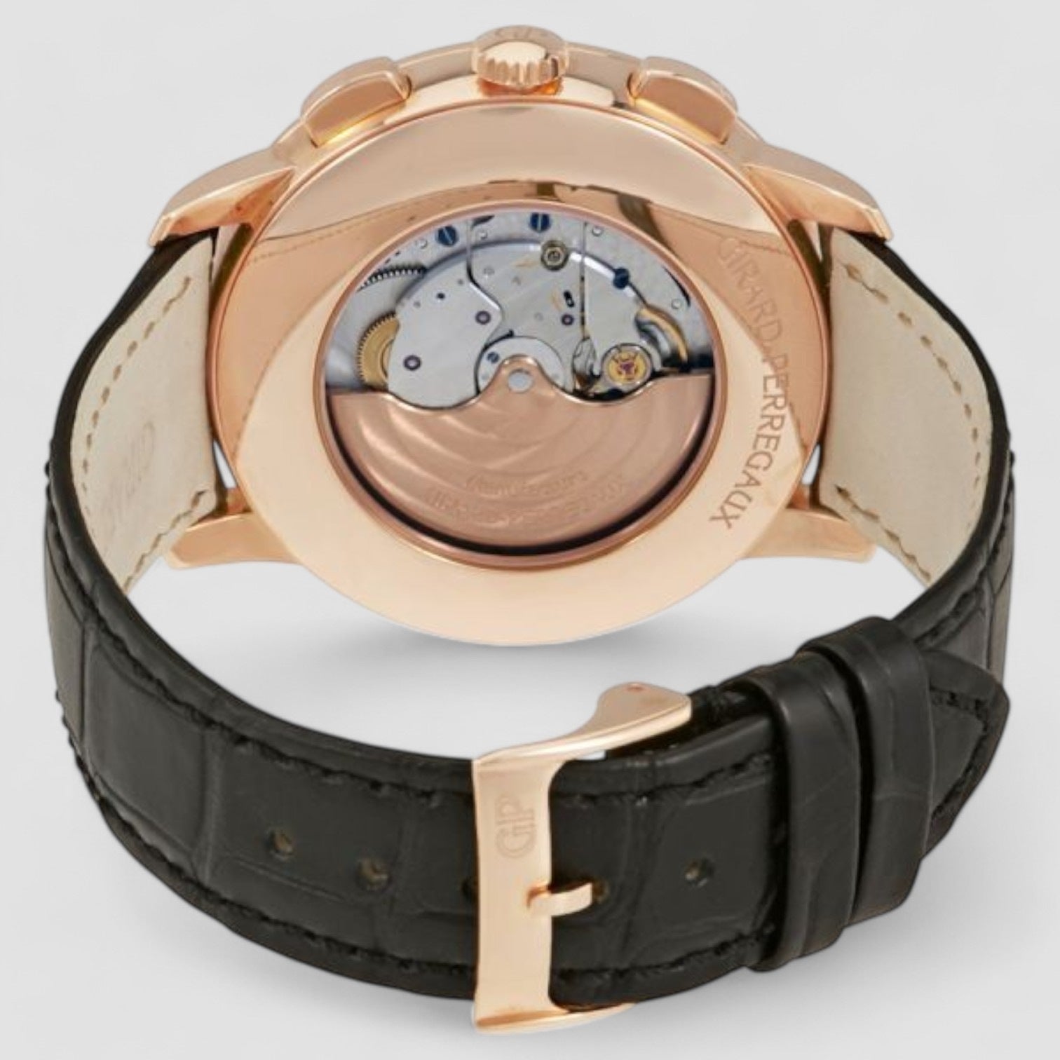 1966 Dual Time Pink Gold