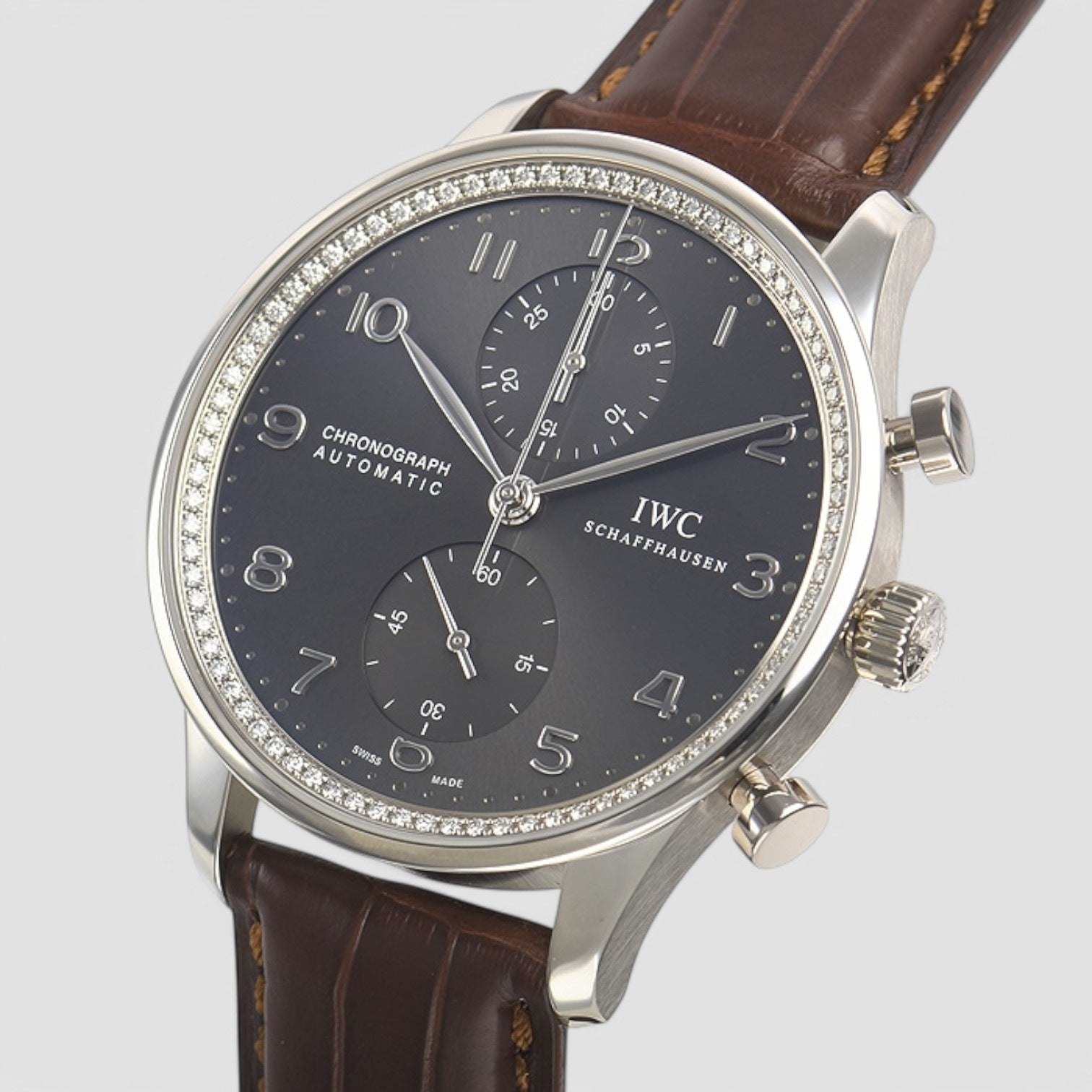 Portuguese Chronograph White Gold Chronograph Automatic Men's Watch