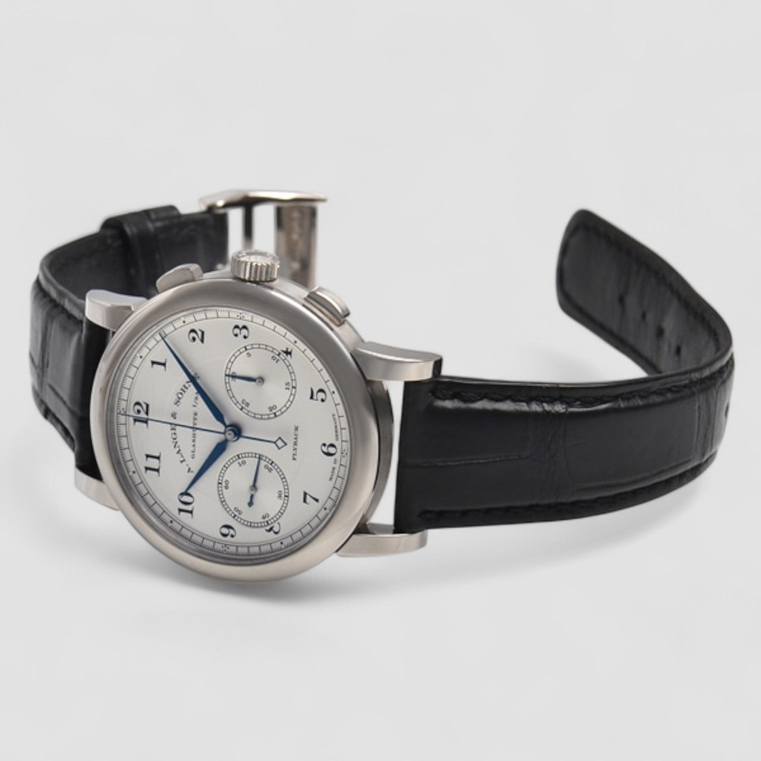 815 Flyback Chronograph  Silver Dial 18K White Gold