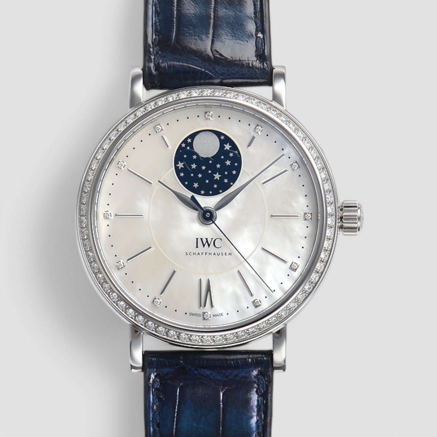 Portofino Automatic Mother of Pearl Moonphase Diamond Automatic
