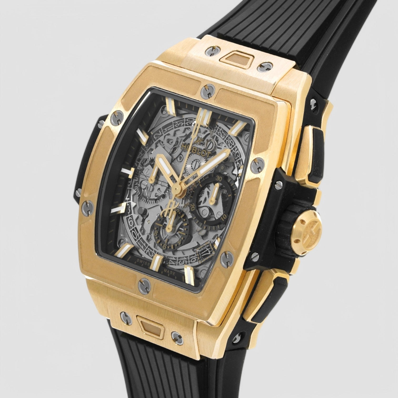 Spirit of Big Bang 18kt Yellow Gold Chronograph Automatic Unisex Watch