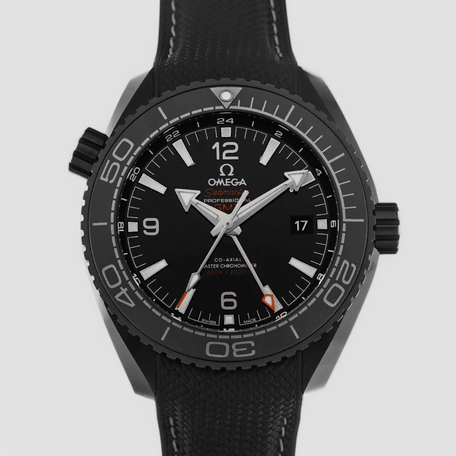 Seamaster Planet Ocean Deep Black GMT 600M Co-Axial Ceramic