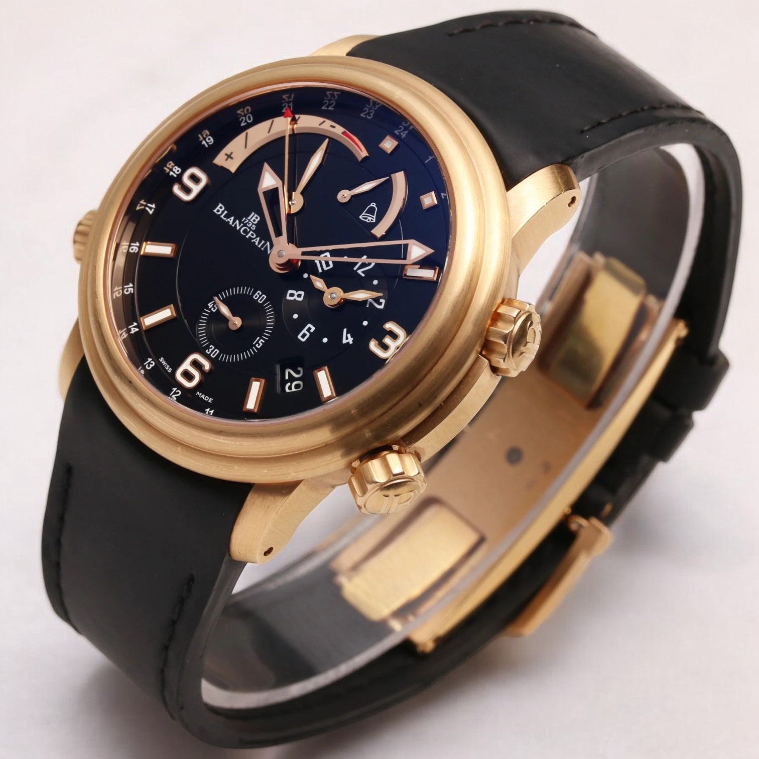 Léman Réveil GMT Red Gold