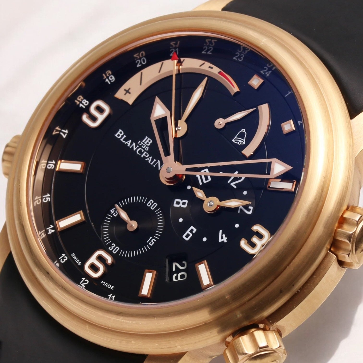 Léman Réveil GMT Red Gold