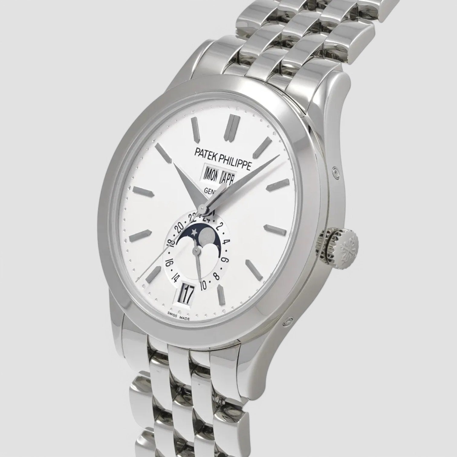 Calendar Silver Dial   Bracelet