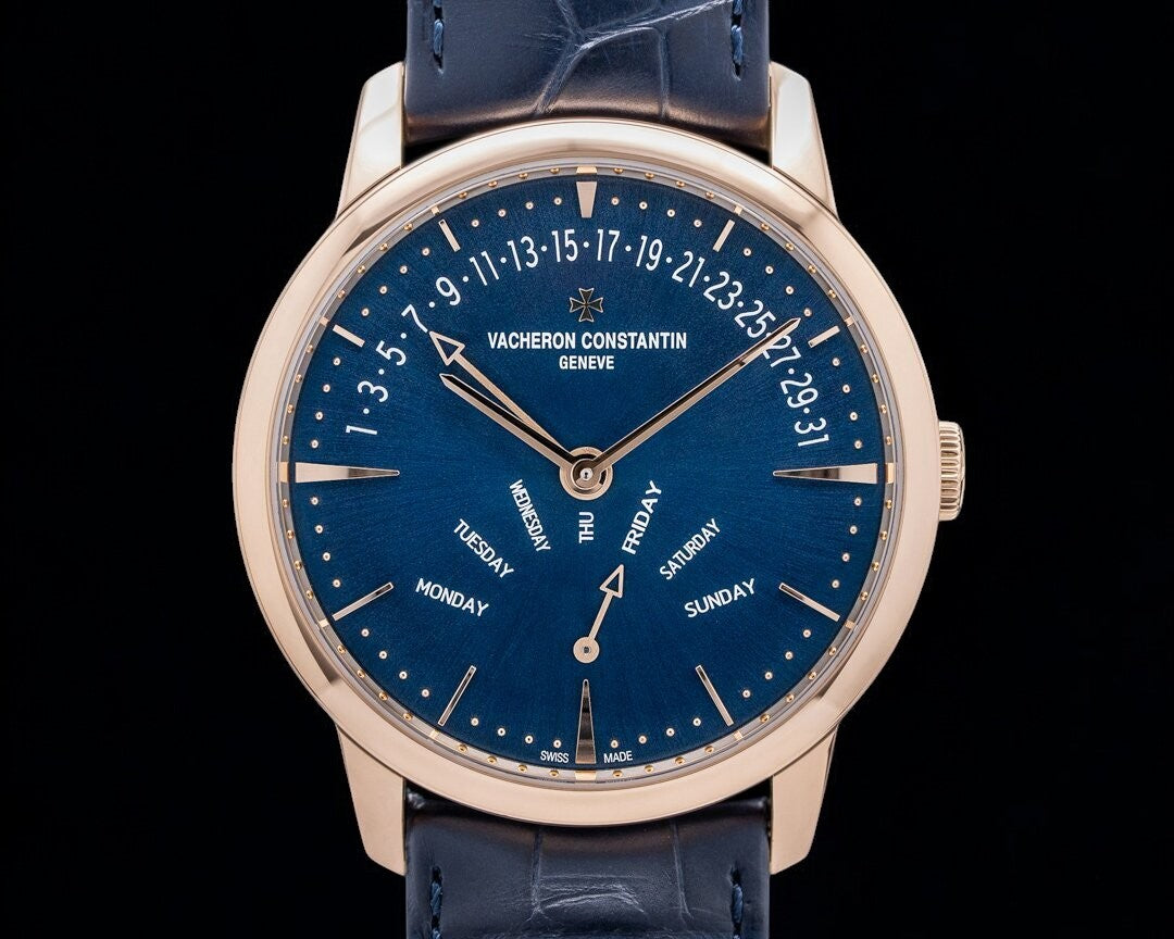 Patrimony Retrograde Day-Date 18k Rose Gold