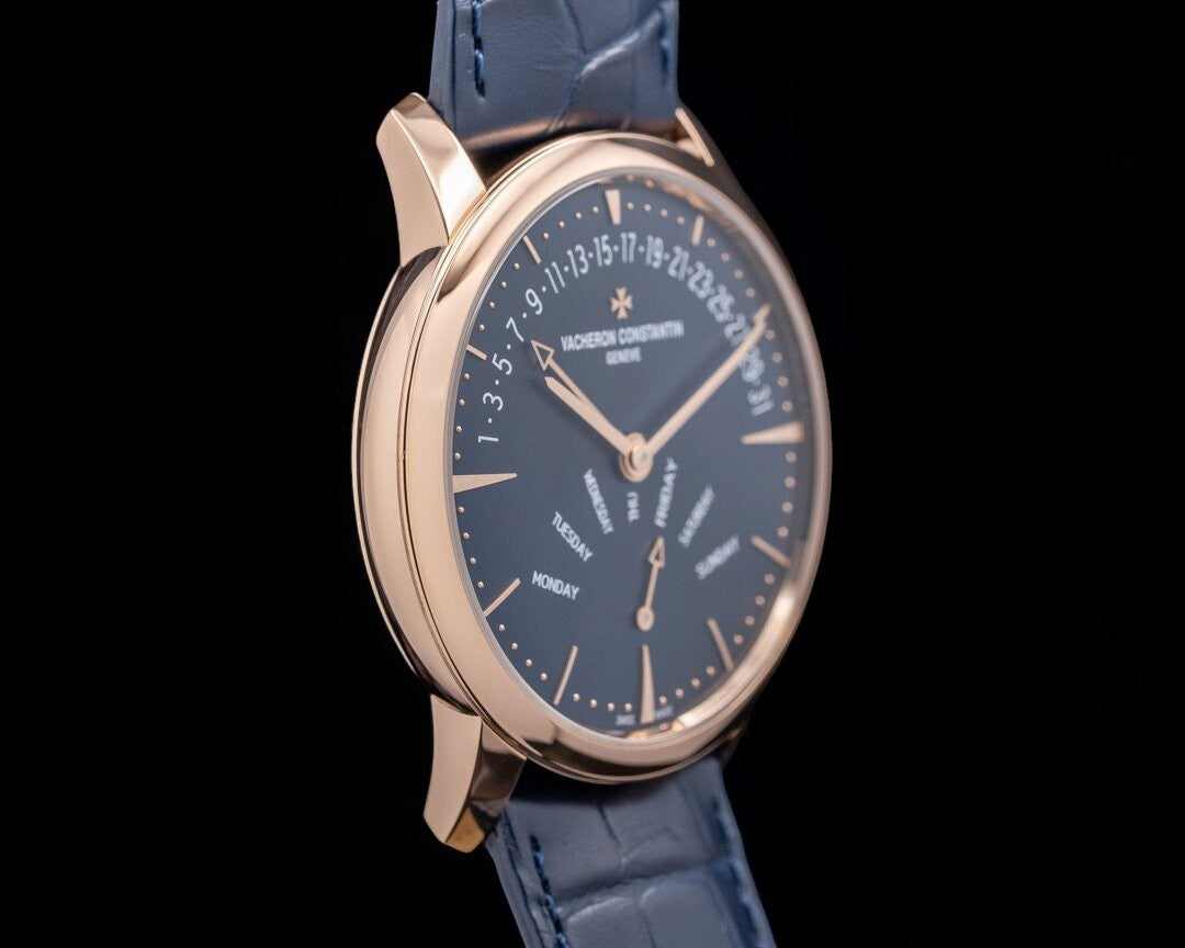 Patrimony Retrograde Day-Date 18k Rose Gold