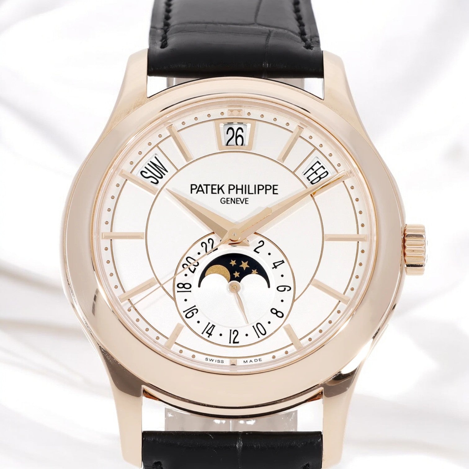 Annual Calendar 5205R Silver Dial 18K Rose Gold