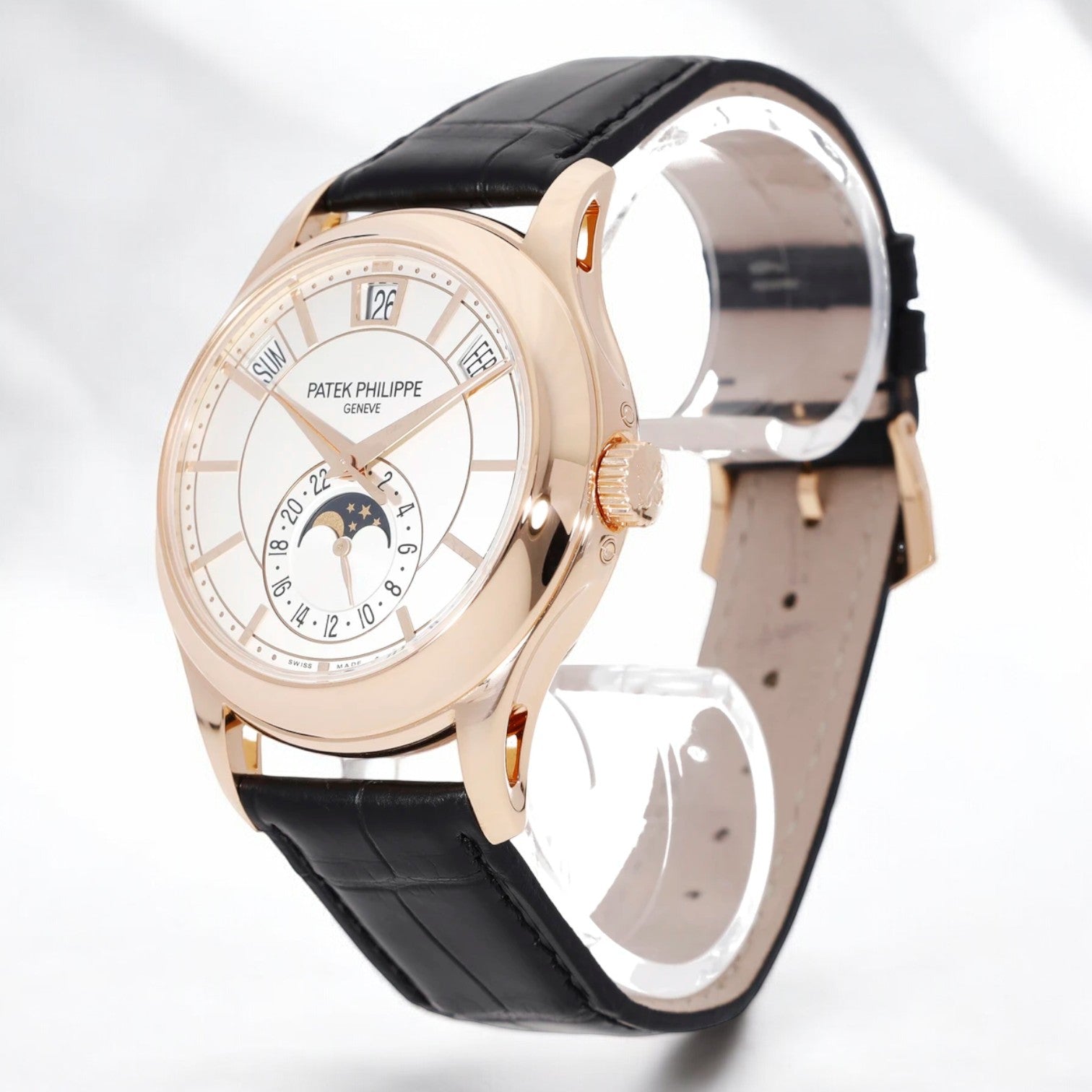 Annual Calendar 5205R Silver Dial 18K Rose Gold