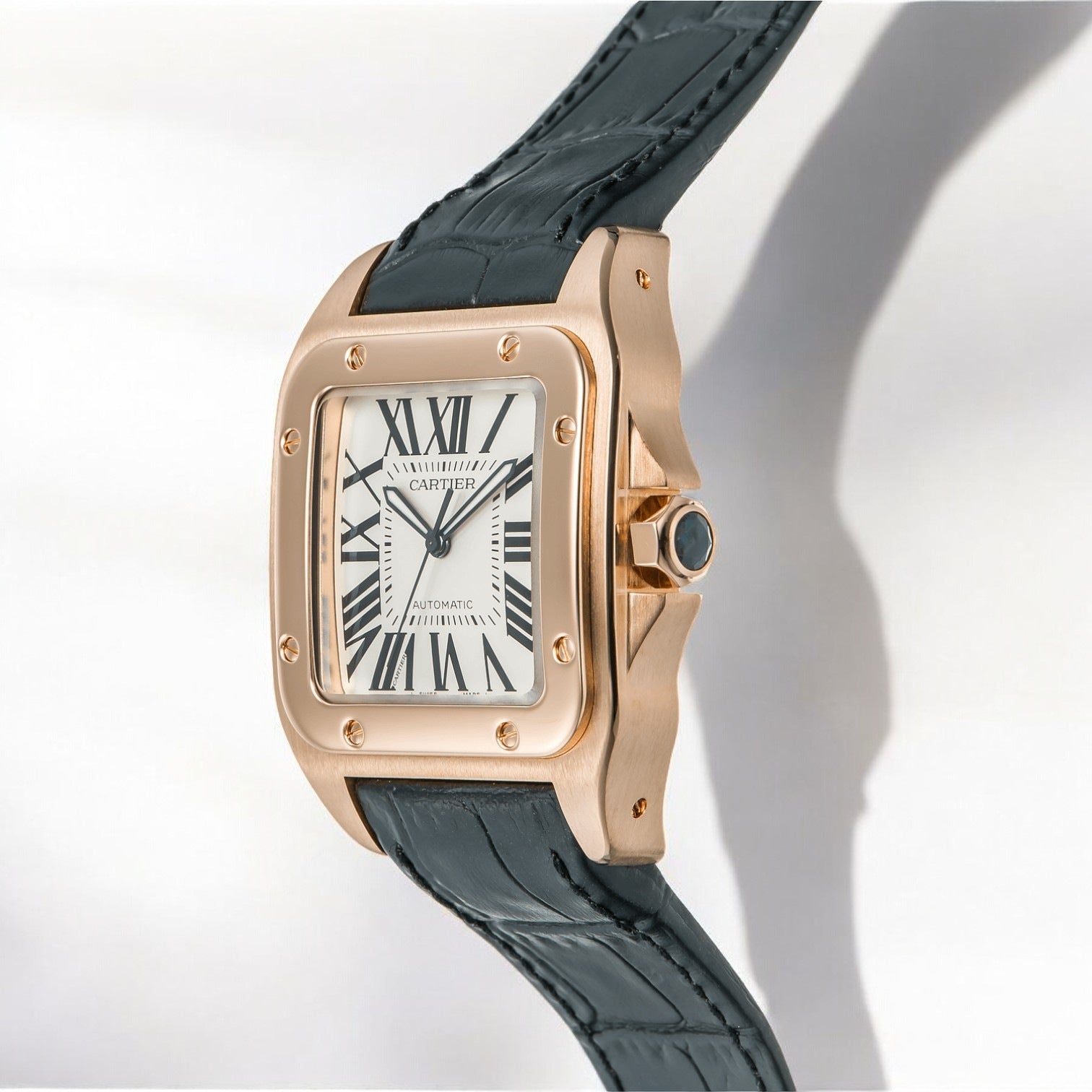 Santos 100 Rose Gold Automatic