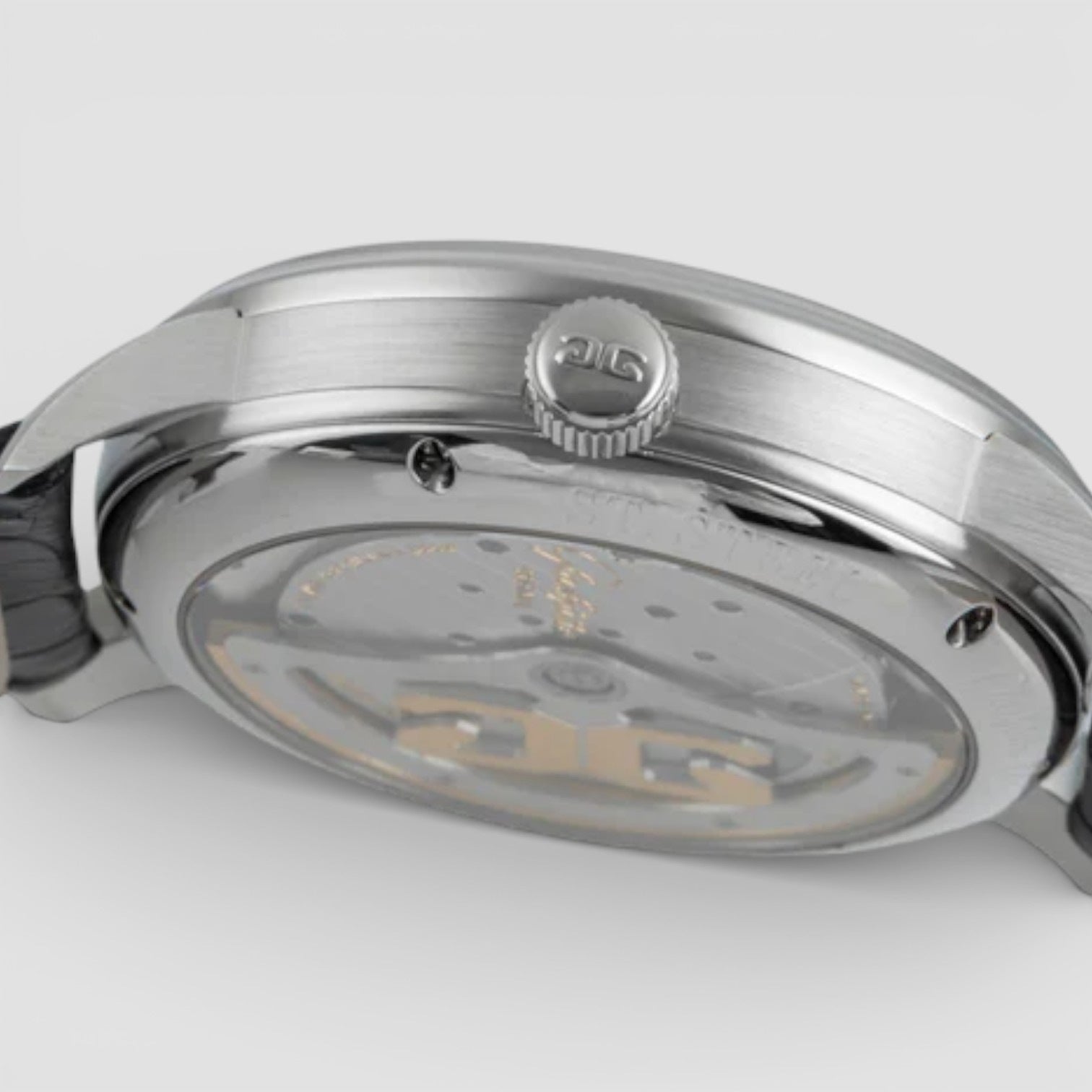 PanoMaticInverse PanoAutomatic Silver Galvanised Rhodium Dial Stainless Steel
