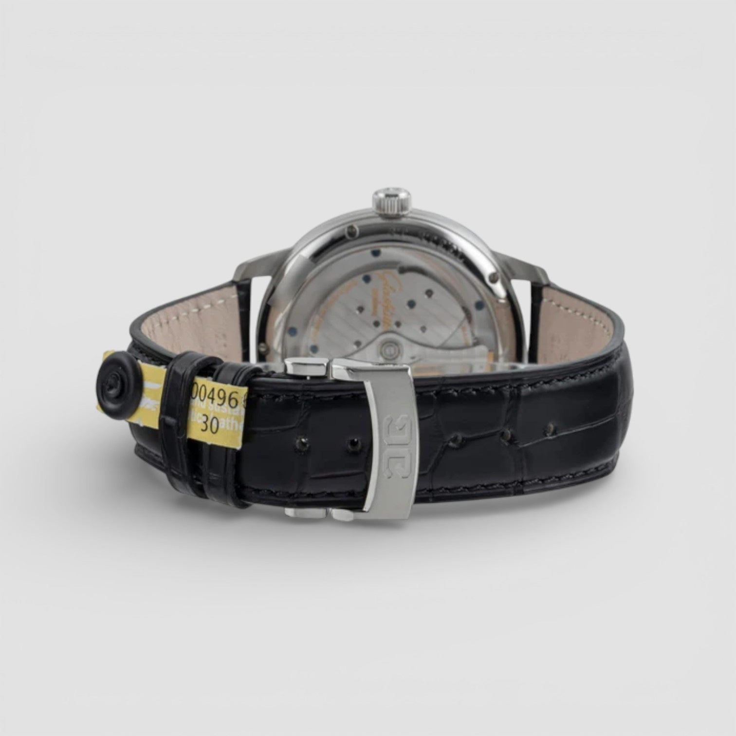 PanoMaticInverse PanoAutomatic Silver Galvanised Rhodium Dial Stainless Steel
