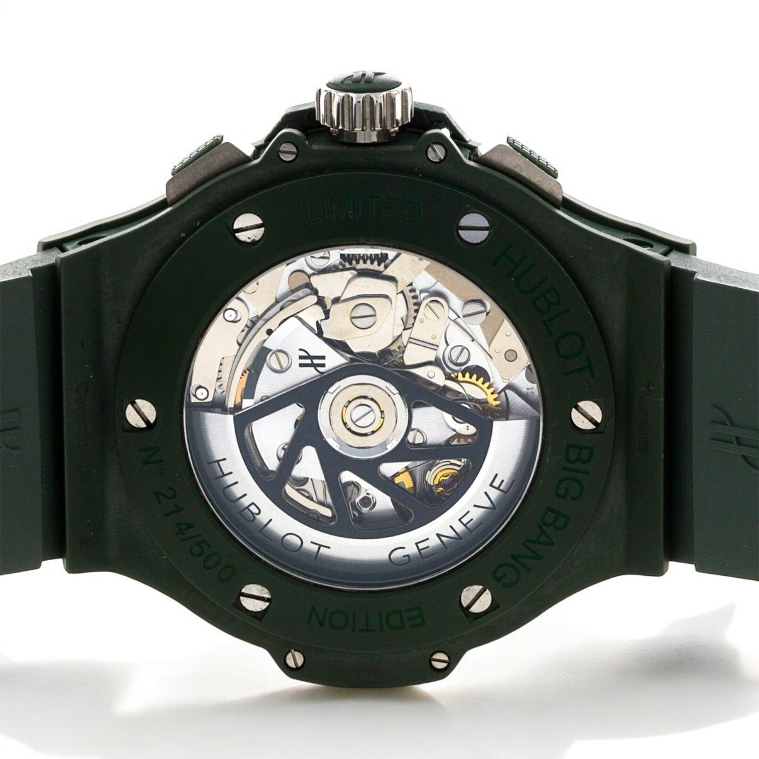 Big Bang 44 mm Green Ceramic Titanium 500 Piece Limited Edition