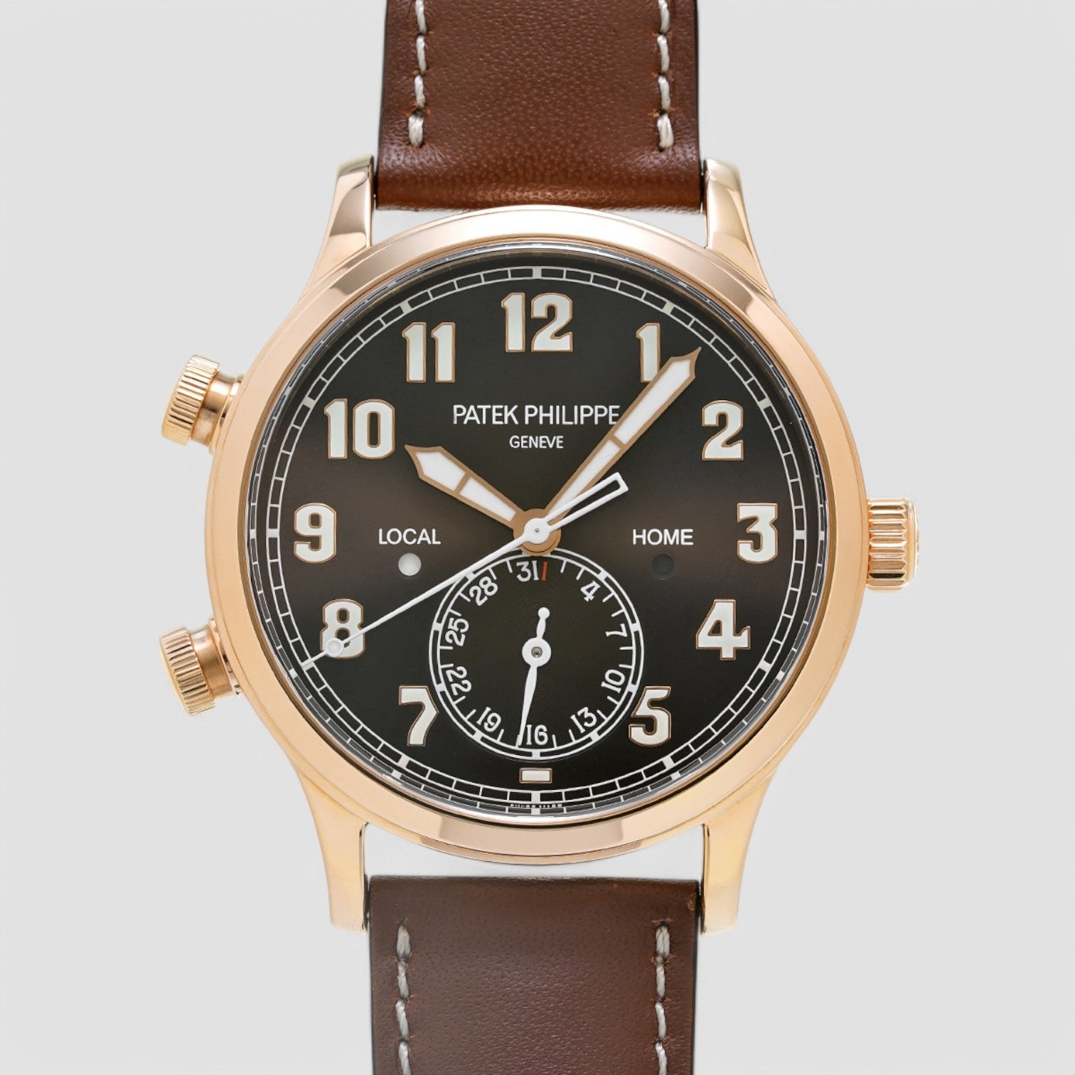 Calatrava Pilot Travel Time 18k Rose Gold