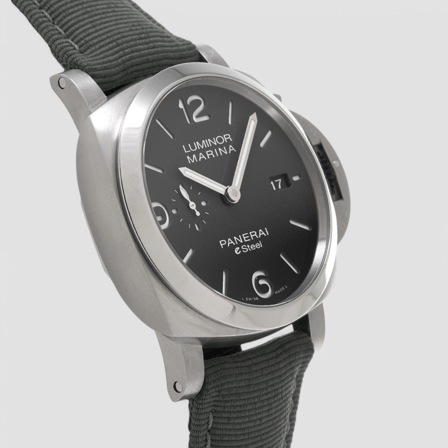 Luminor Marina eSteel Grigio Roccia