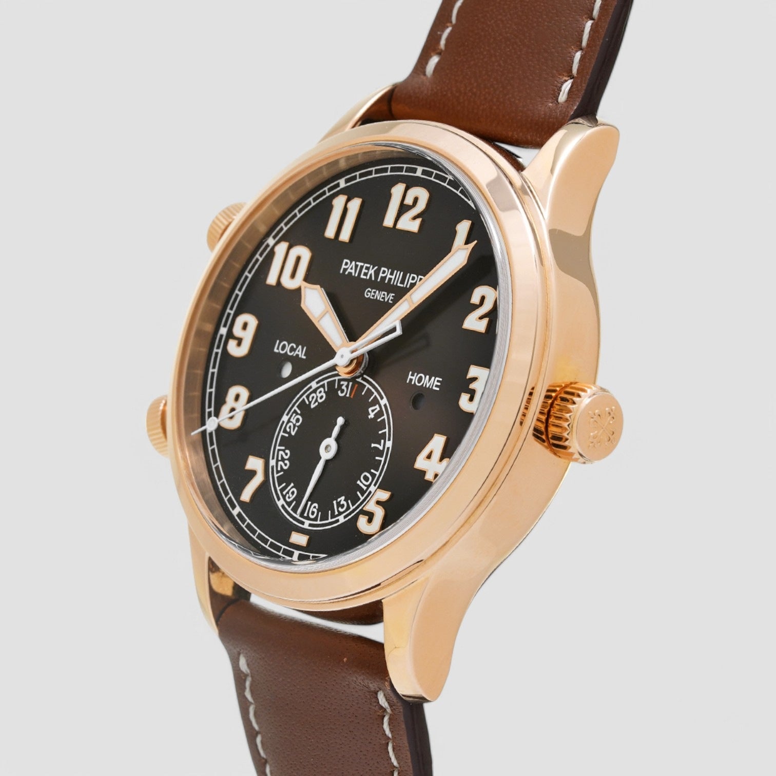 Calatrava Pilot Travel Time 18k Rose Gold