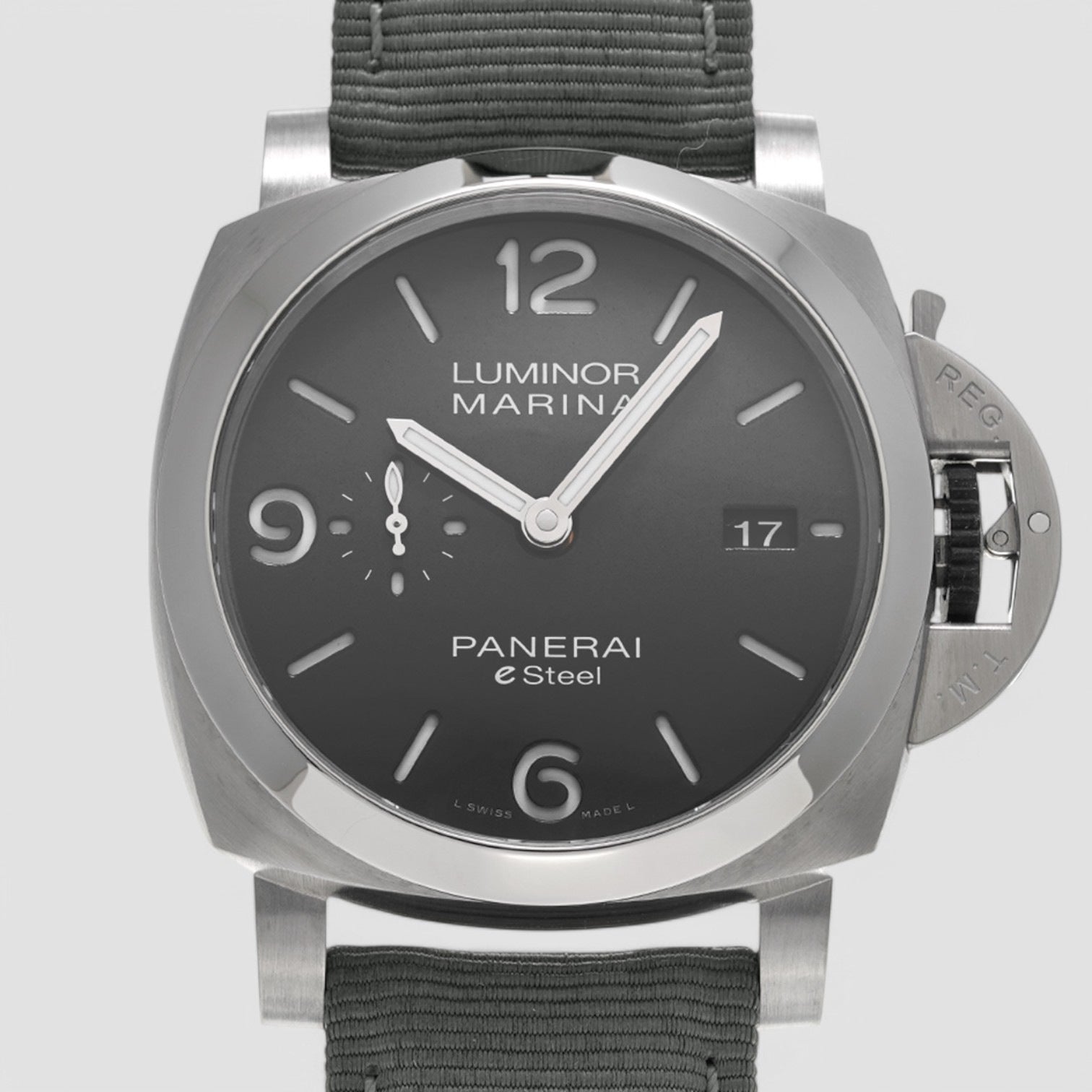 Luminor Marina eSteel Grigio Roccia