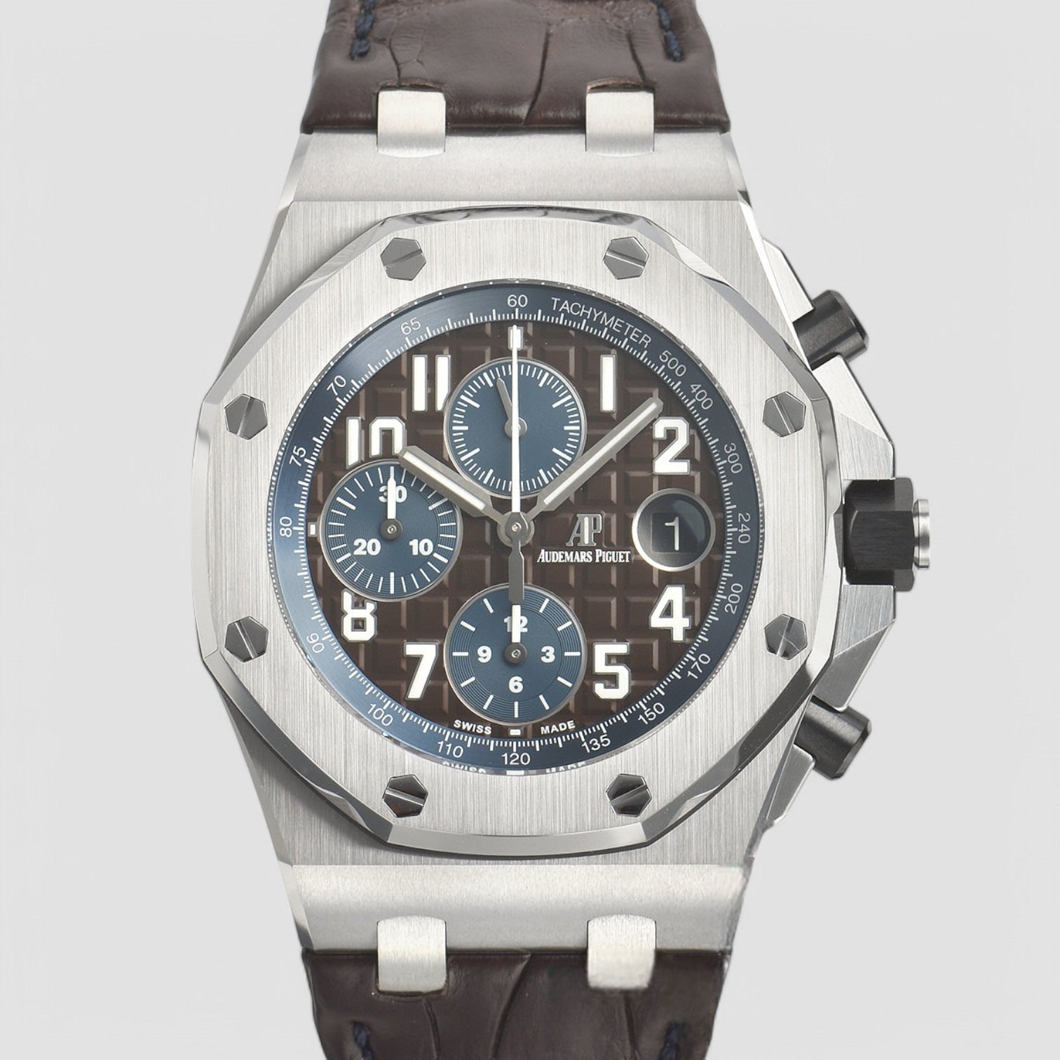 Royal Oak Offshore Chronograph Offshore Brown Tobacco Dial SS