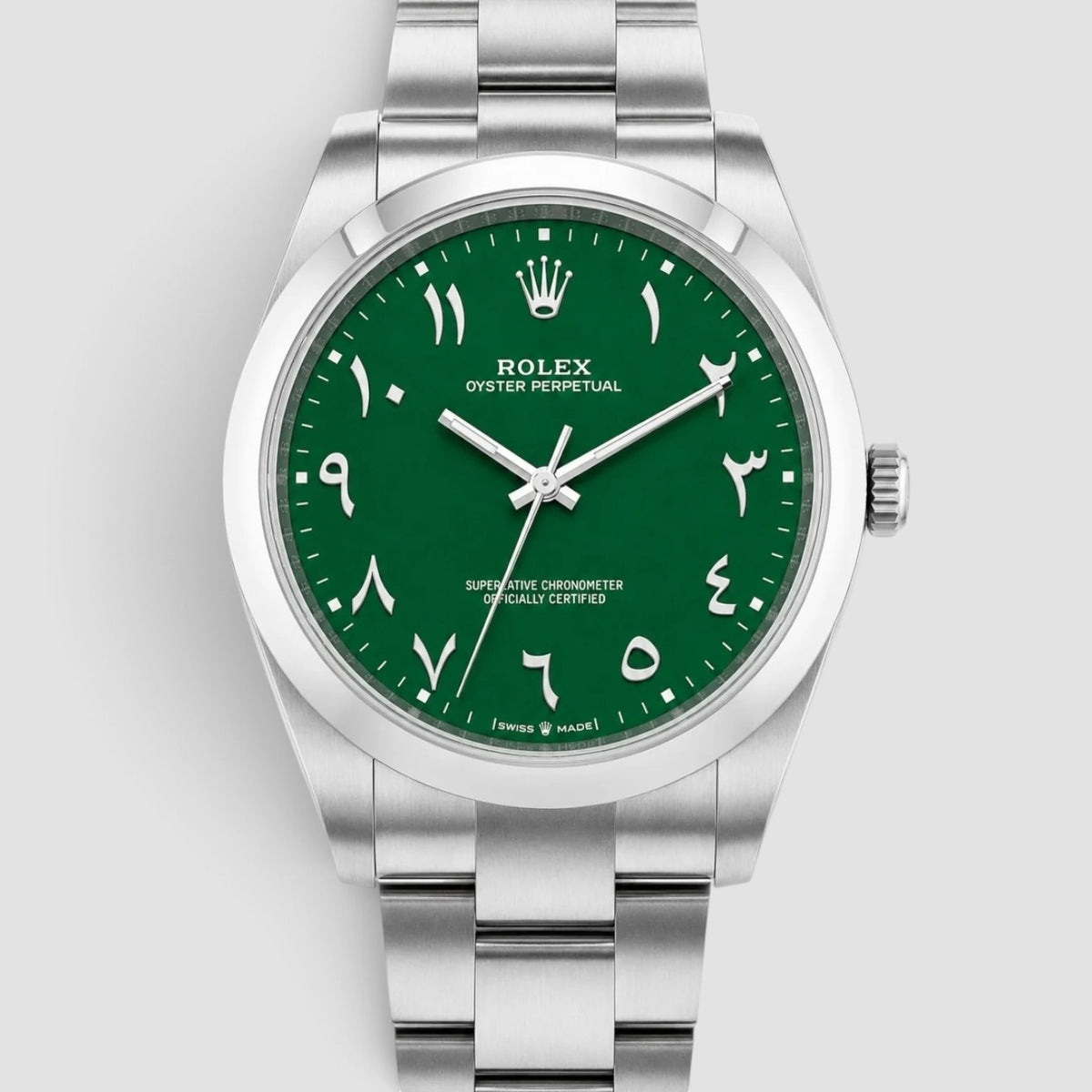 Oyster Perpetual 41 Custom Green Arabic Dial