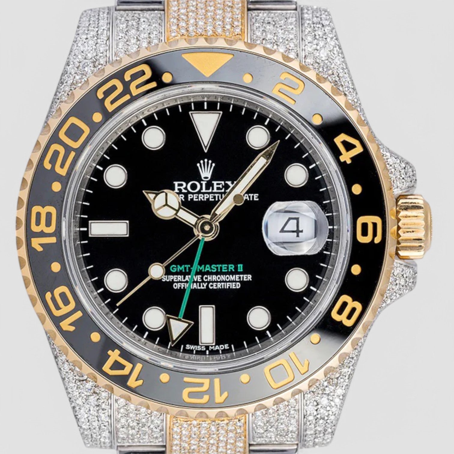 GMT-Master II 40mm – Custom Diamond Set