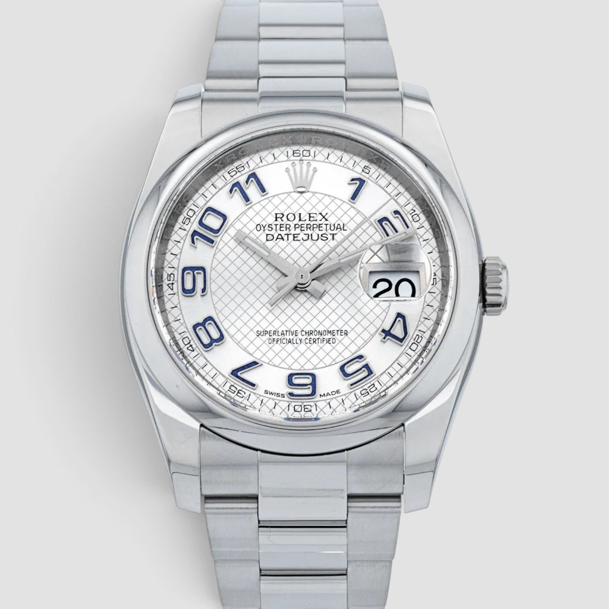 Datejust 36 Silver Arabic Dial Oyster