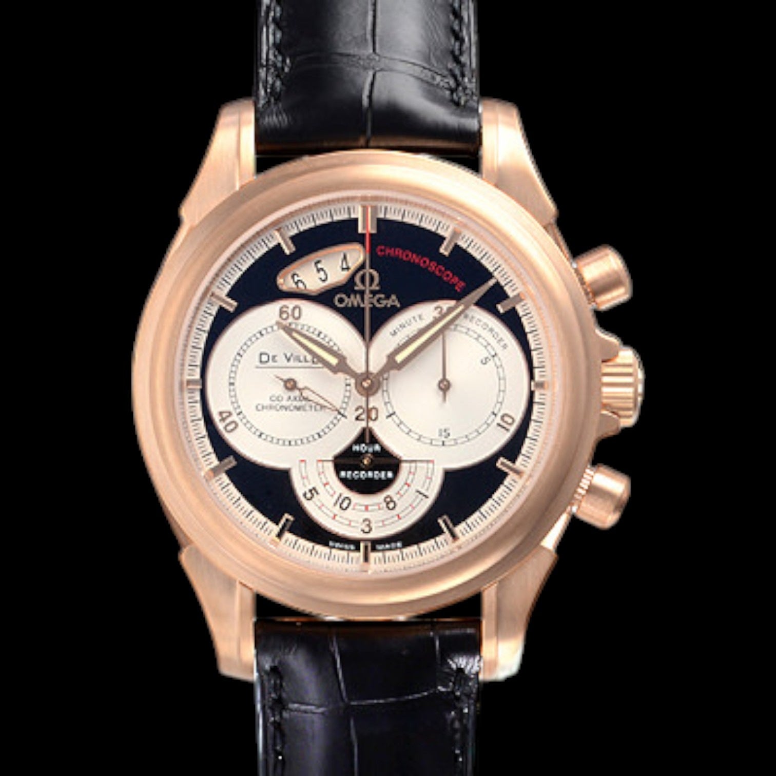 De Ville Co-axial Chronoscope 41mm Automatic in Rose Gold