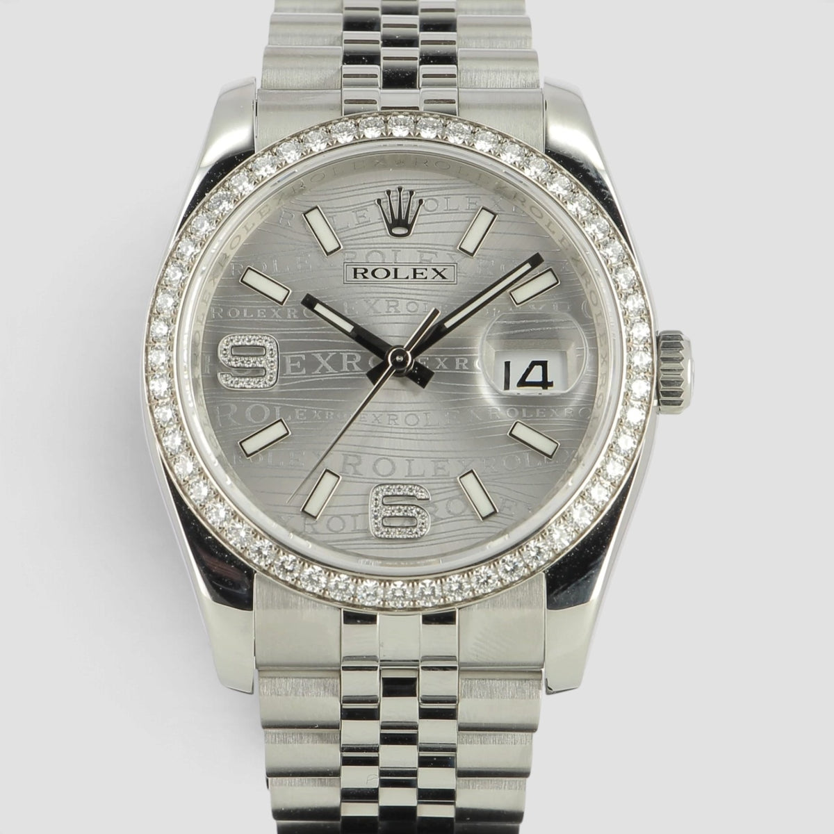 Datejust Silver Wave Dial Jubilee