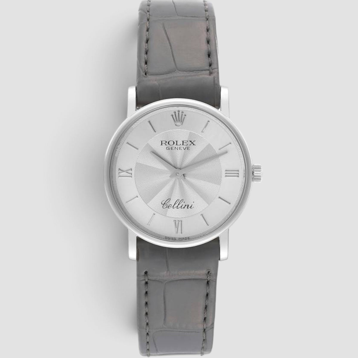 Cellini Classic 32mm White Gold Silver Dial