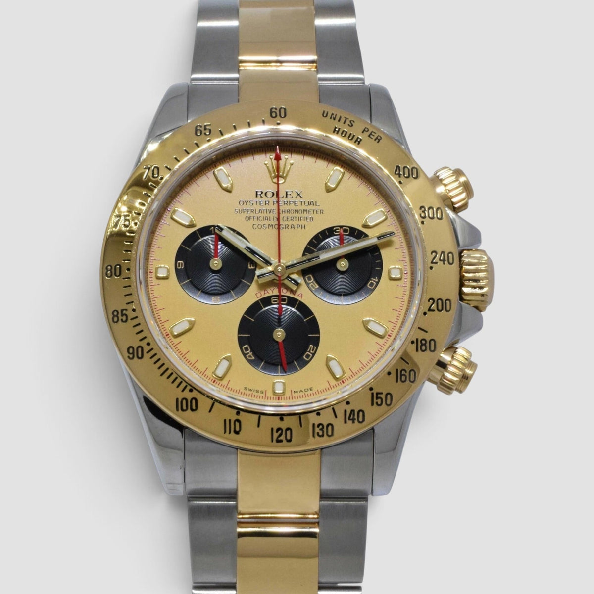 Cosmograph Daytona 40mm Champagne “Paul Newman”-Style Dial