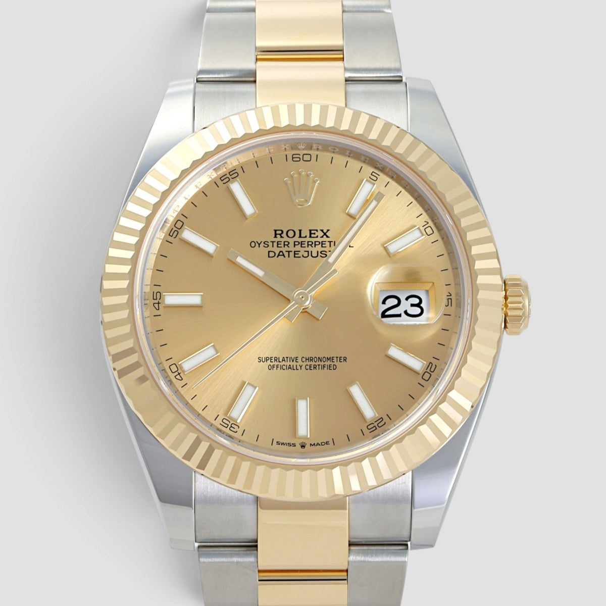Datejust 41 Champagne Index Dial Oyster
