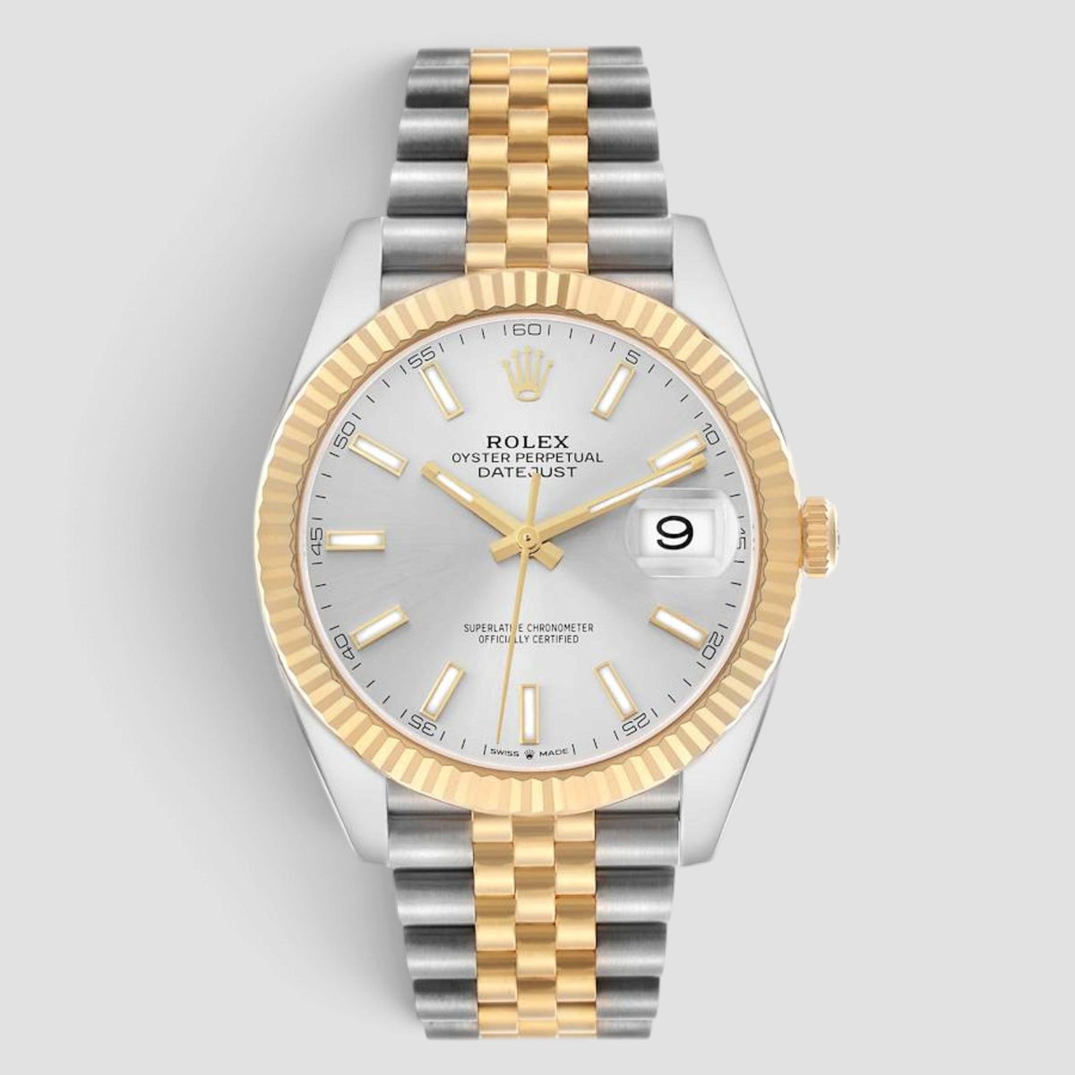 Datejust 41 Silver Index Dial Jubilee