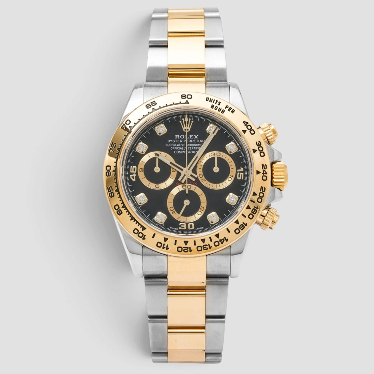 Cosmograph Daytona 40mm Black Diamond Dial