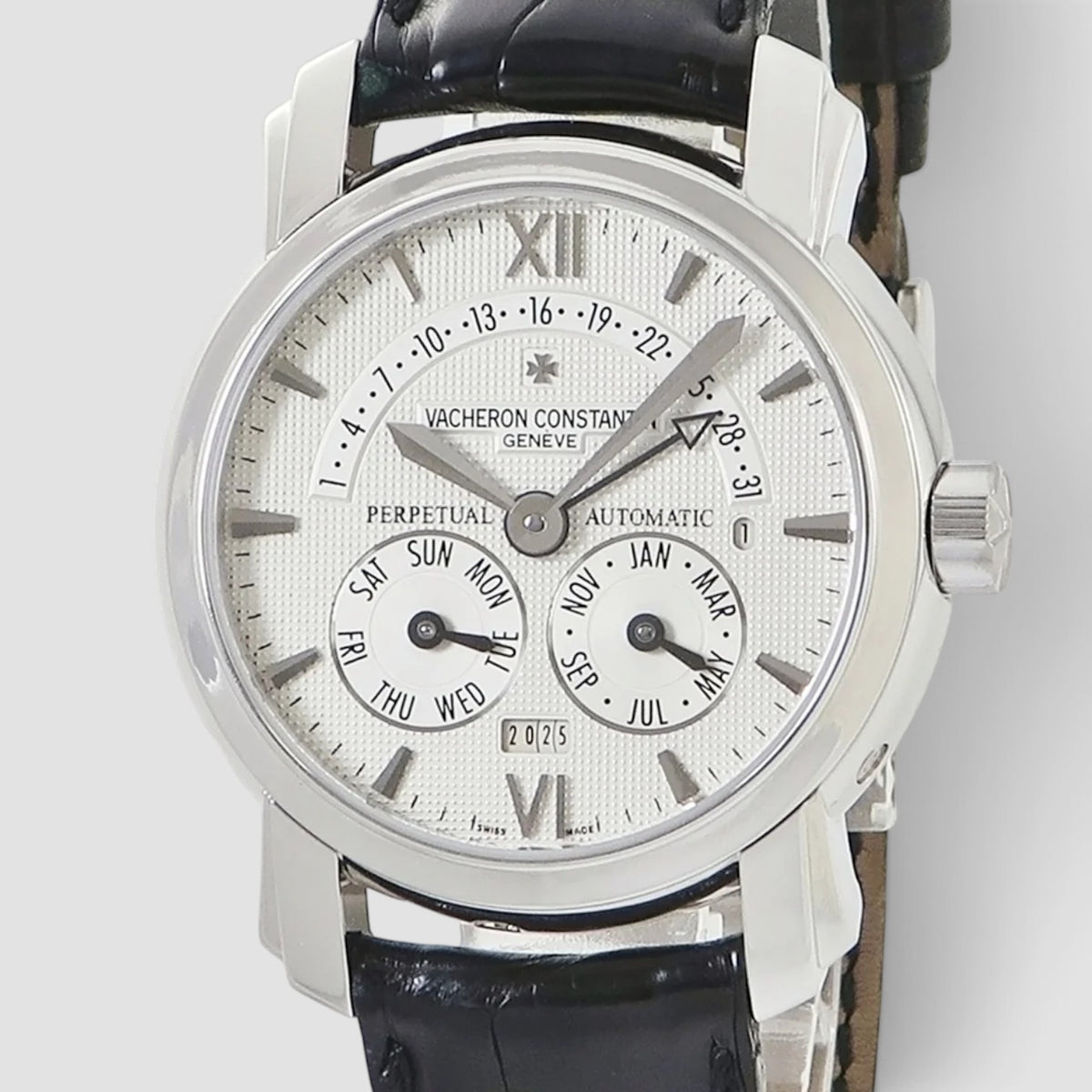 Malte 31-Day Retrograde Perpetual Calendar Platinum