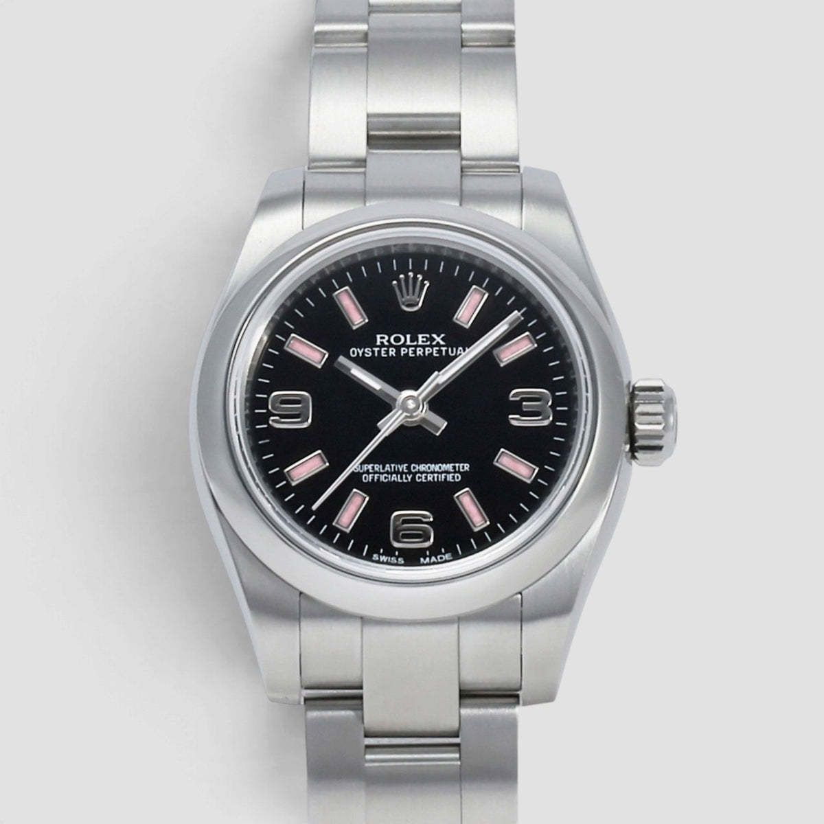 Oyster Perpetual Black 3-6-9 Arabic Dial